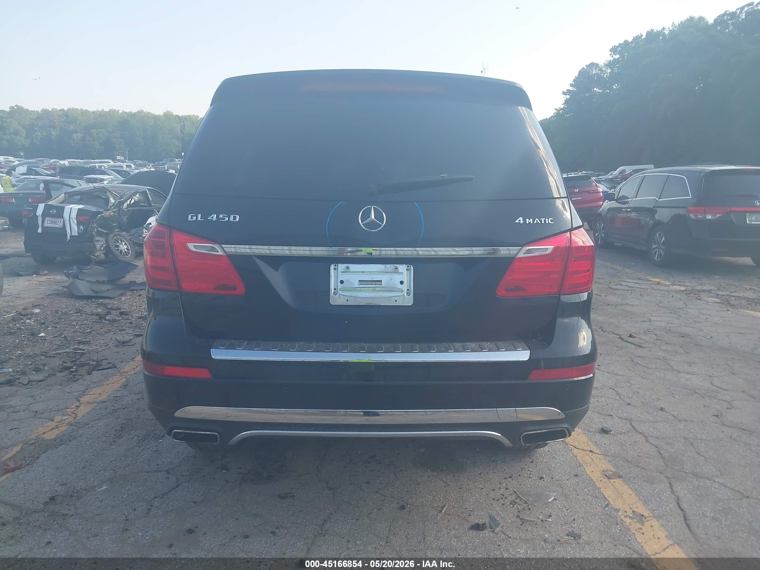 2015 Mercedes-benz Gl 450 4matic Black vin: 4JGDF6EE7FA476817