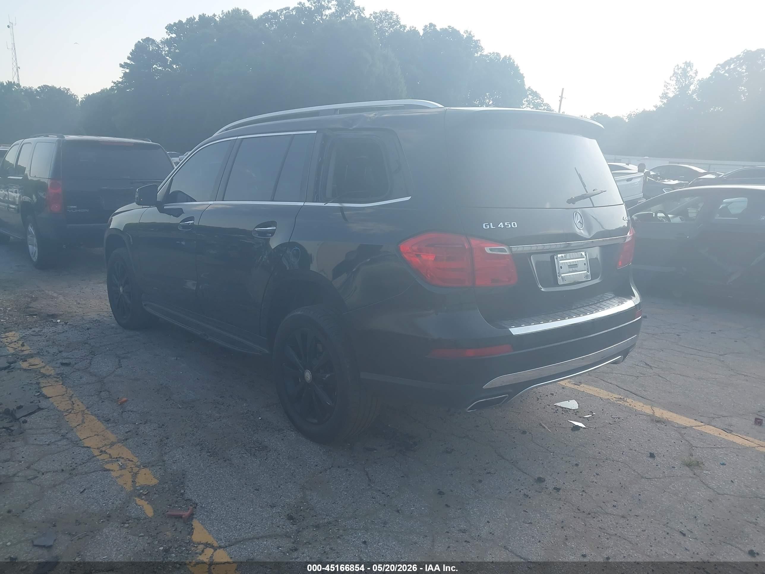 2015 Mercedes-benz Gl 450 4matic Black vin: 4JGDF6EE7FA476817