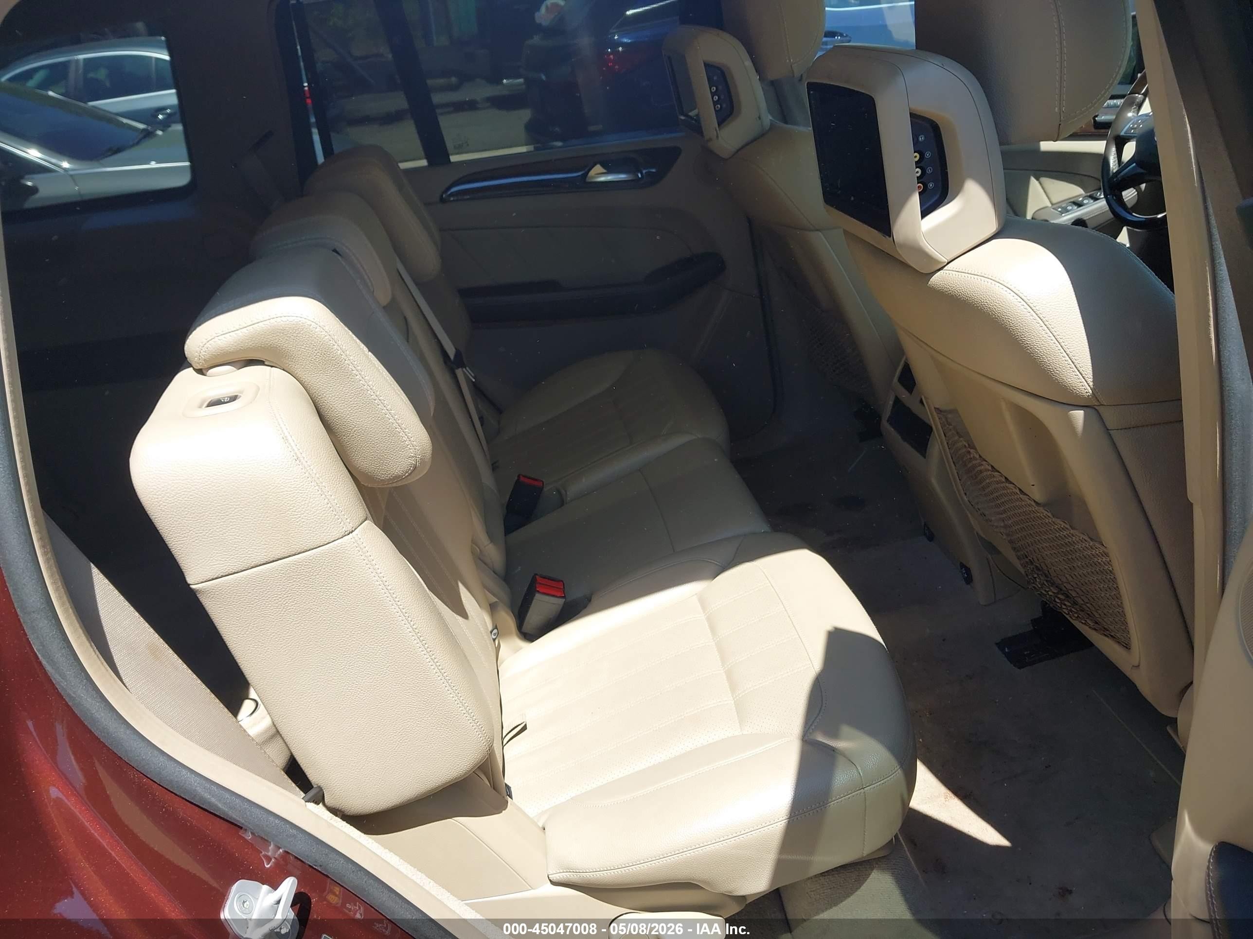 2015 Mercedes-benz Gl 450 4matic Burgundy vin: 4JGDF6EE7FA509072