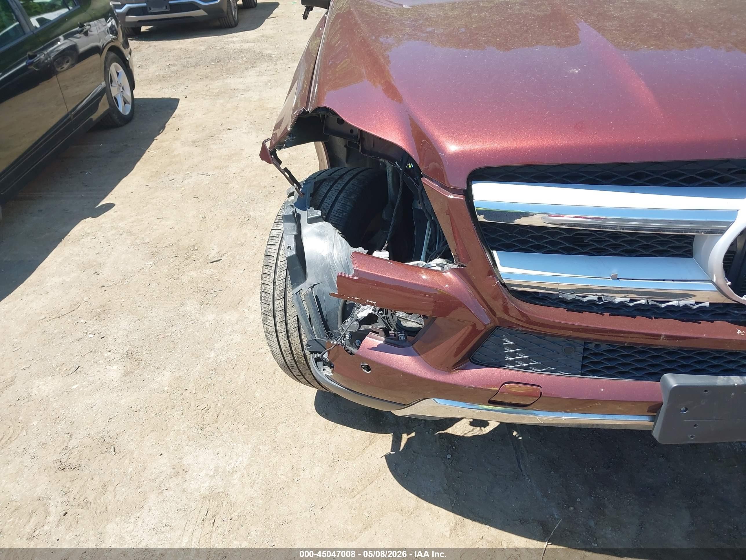 2015 Mercedes-benz Gl 450 4matic Burgundy vin: 4JGDF6EE7FA509072