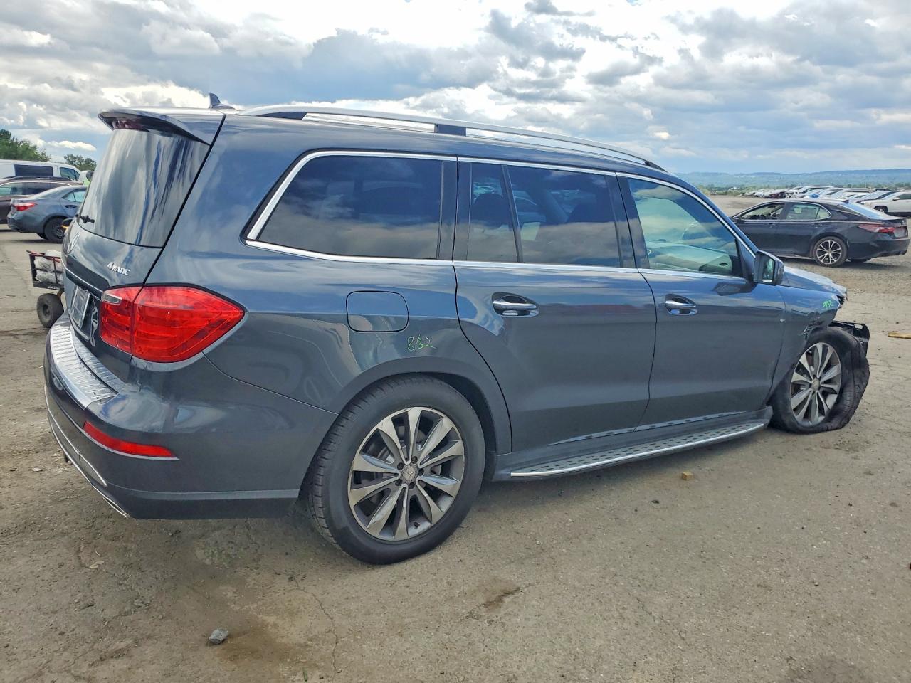 2015 Mercedes-benz Gl 450 4matic Gray vin: 4JGDF6EE7FA517348