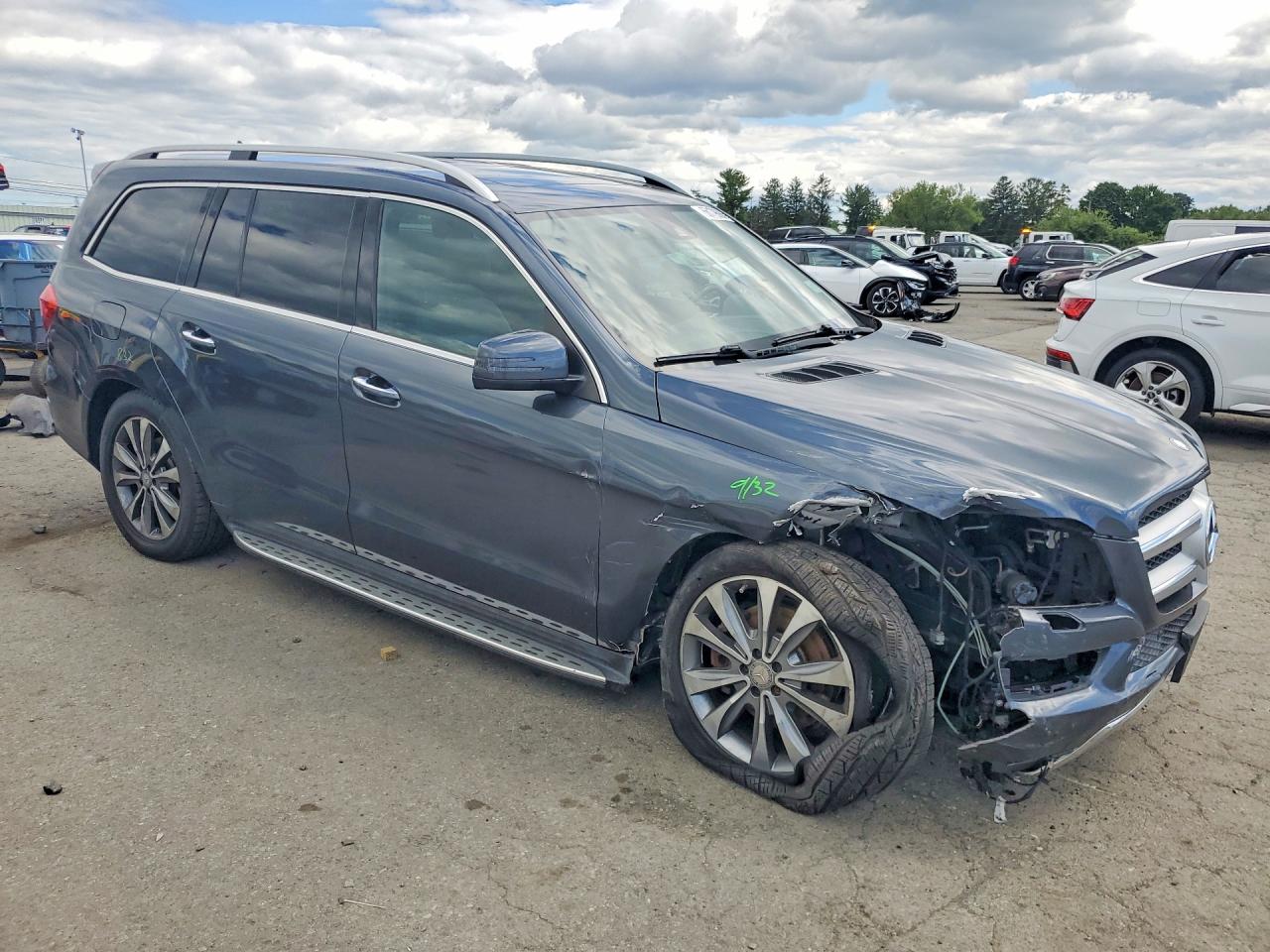 2015 Mercedes-benz Gl 450 4matic Gray vin: 4JGDF6EE7FA517348