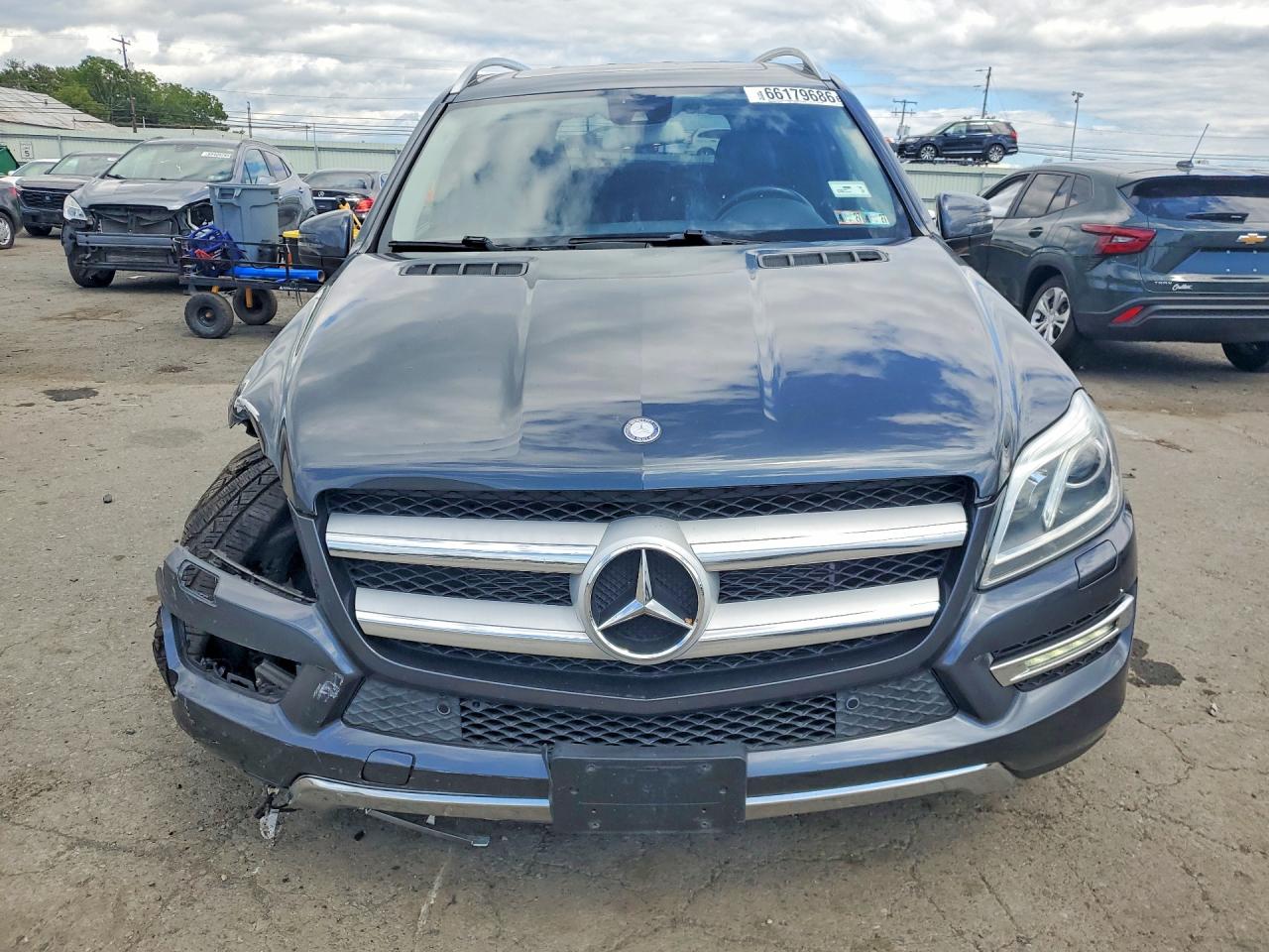 2015 Mercedes-benz Gl 450 4matic Gray vin: 4JGDF6EE7FA517348