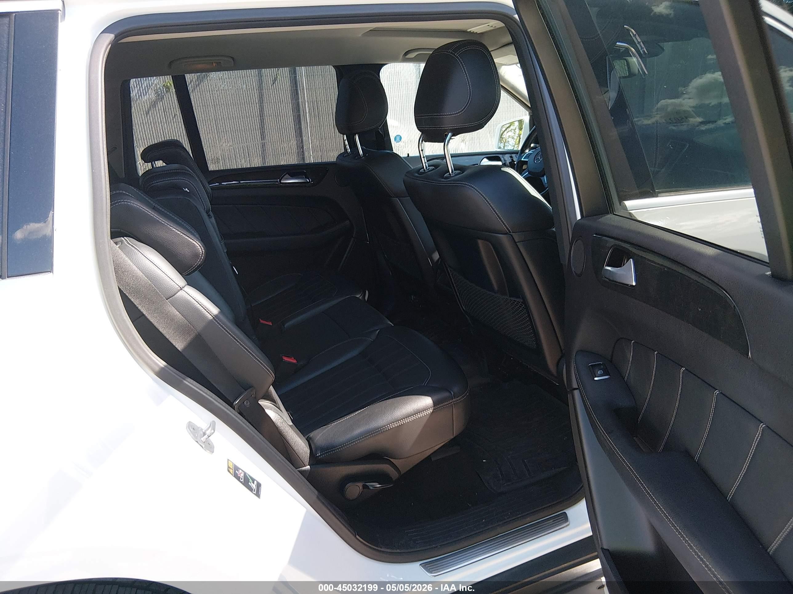 2015 Mercedes-benz Gl 450 4matic White vin: 4JGDF6EE7FA593751