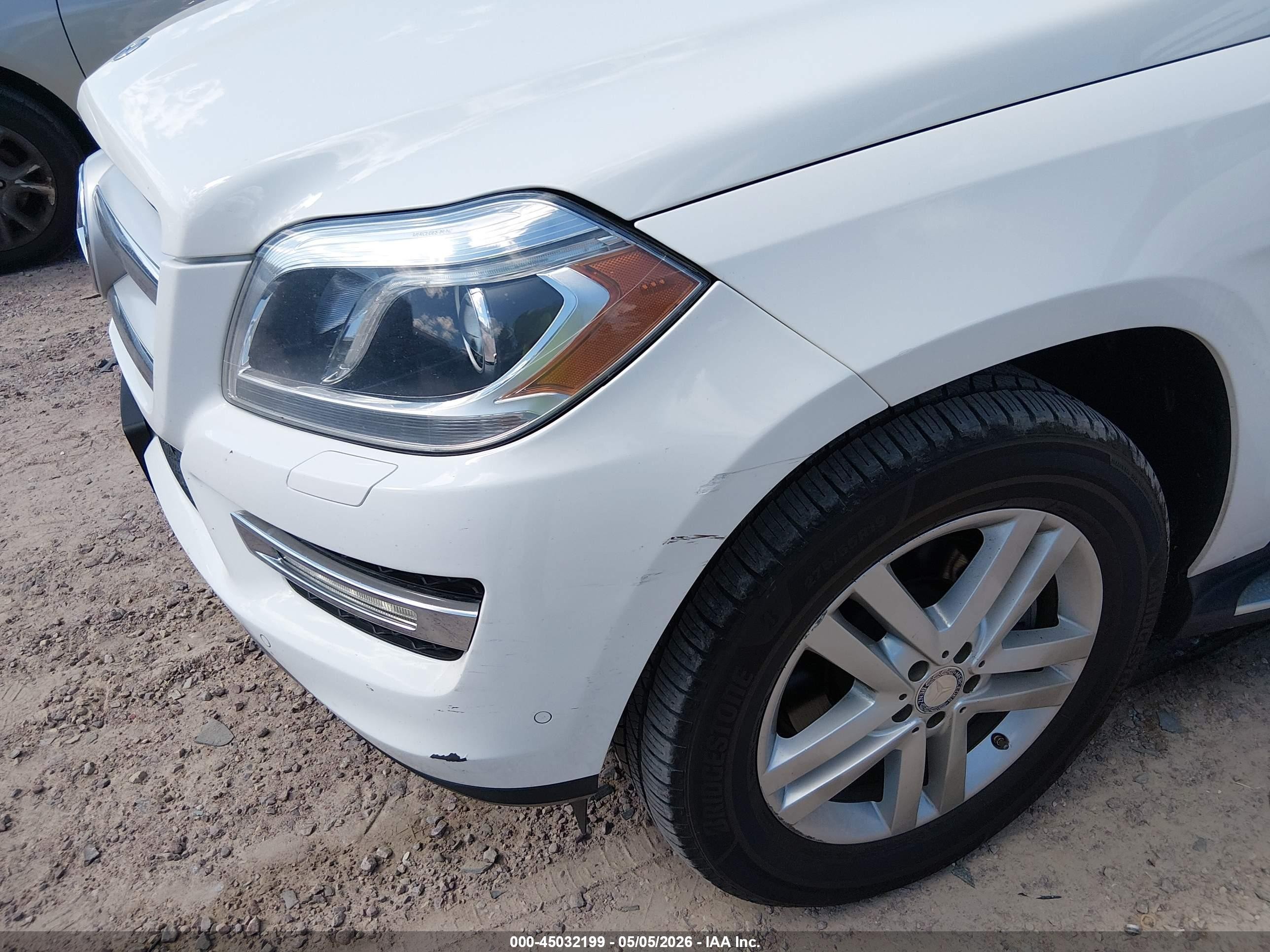 2015 Mercedes-benz Gl 450 4matic White vin: 4JGDF6EE7FA593751