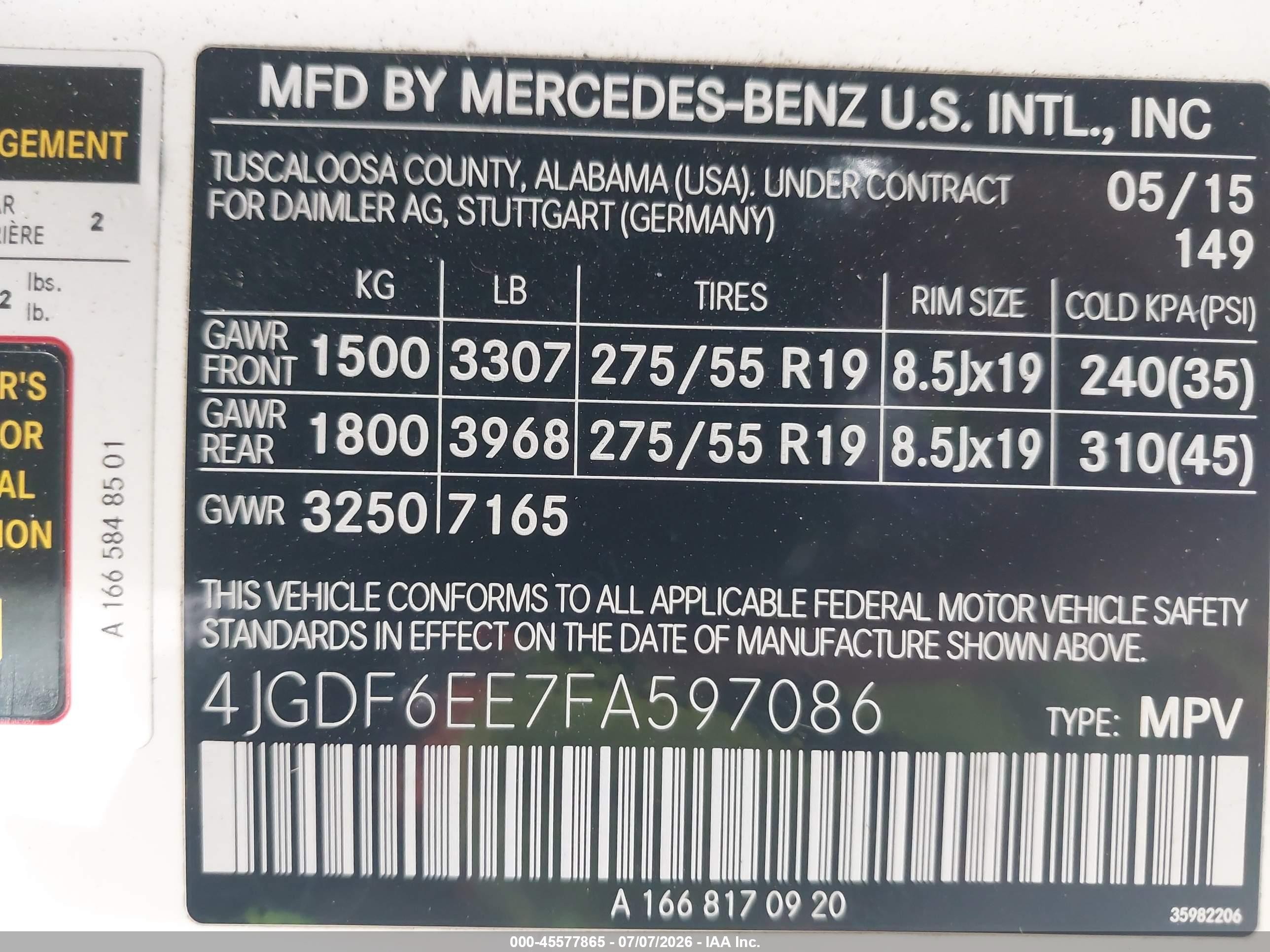 2015 Mercedes-benz Gl 450 4matic White vin: 4JGDF6EE7FA597086