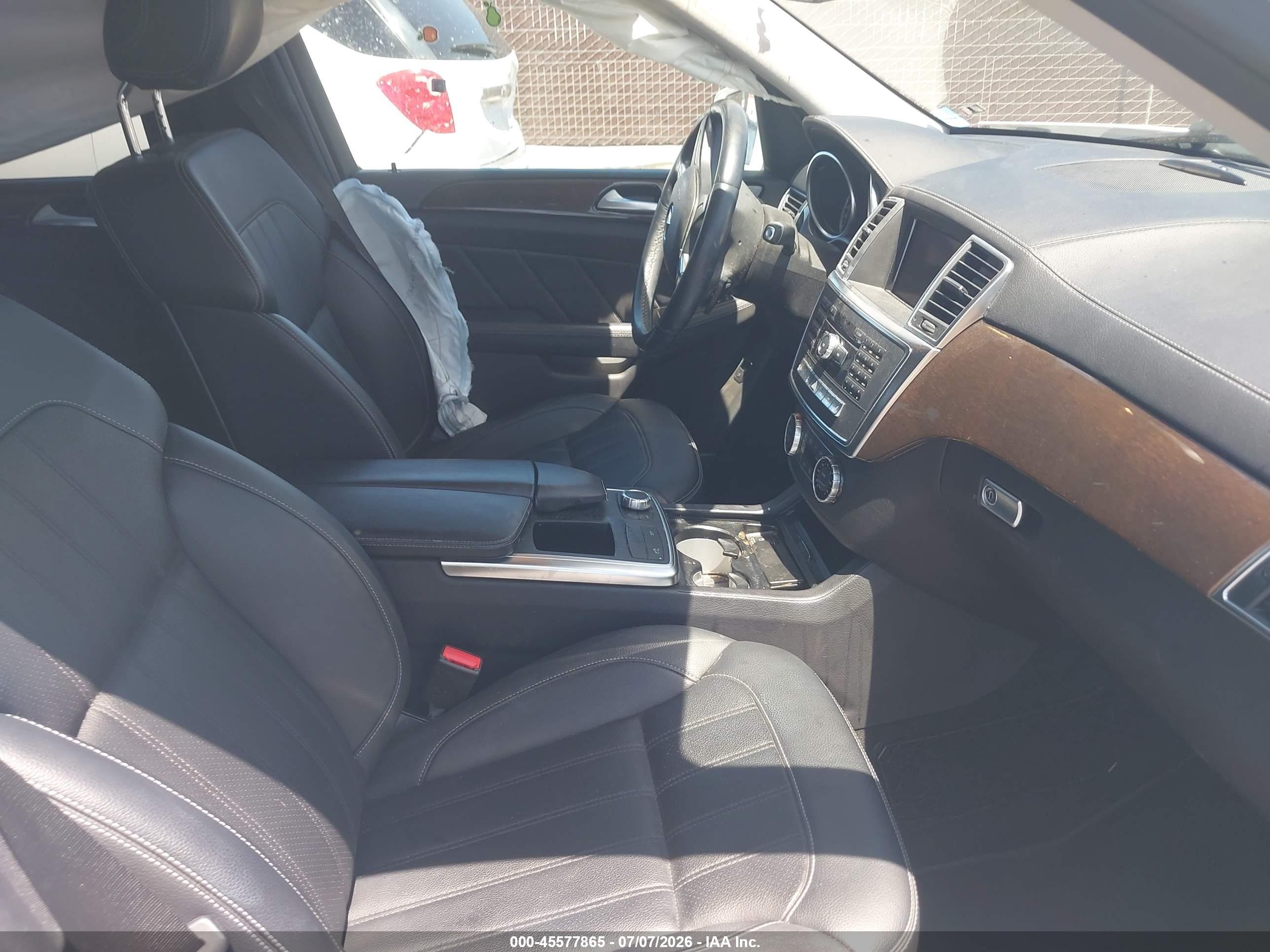 2015 Mercedes-benz Gl 450 4matic White vin: 4JGDF6EE7FA597086