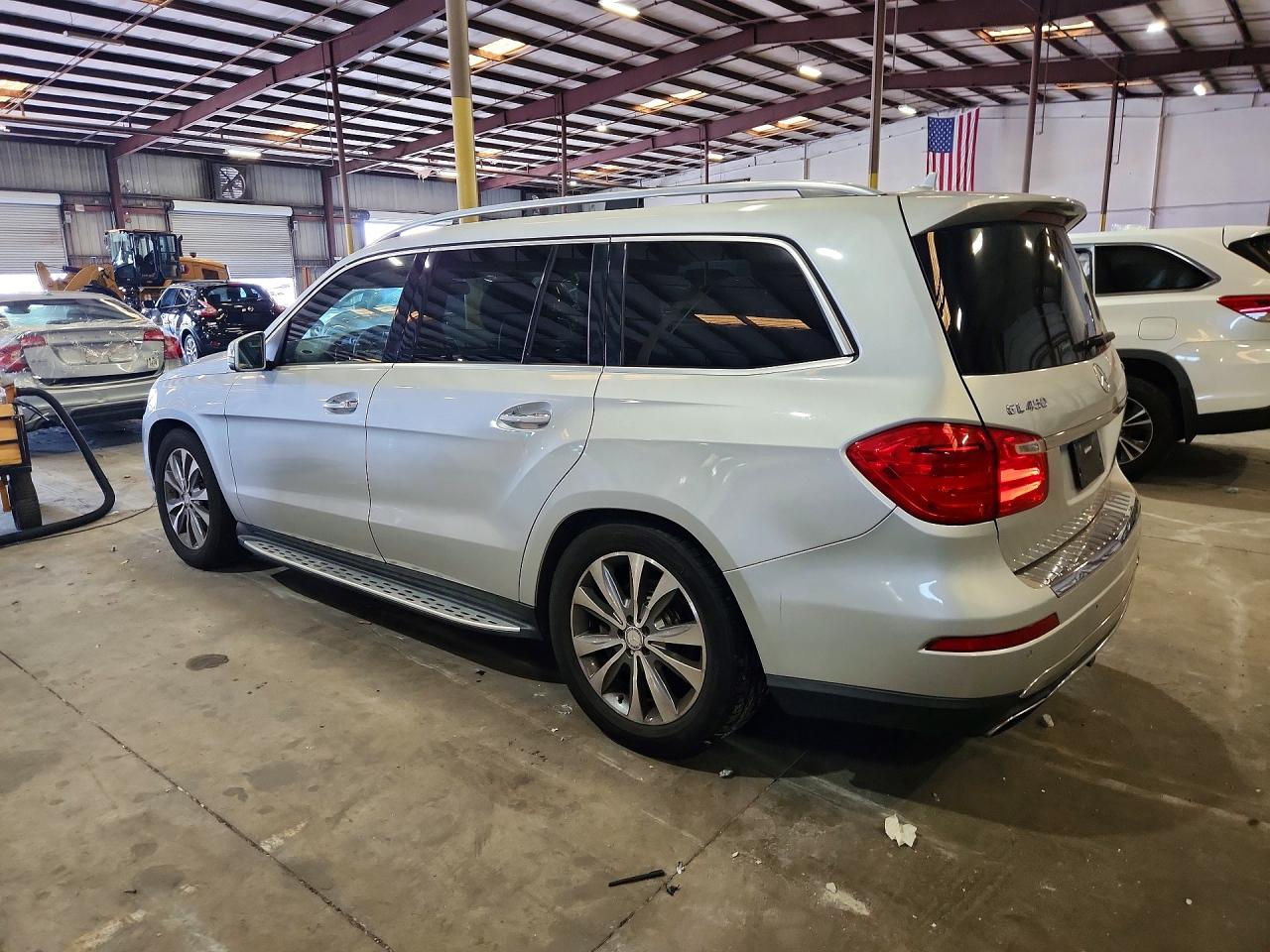 2015 Mercedes-benz Gl 450 4matic Silver vin: 4JGDF6EE7FA609334