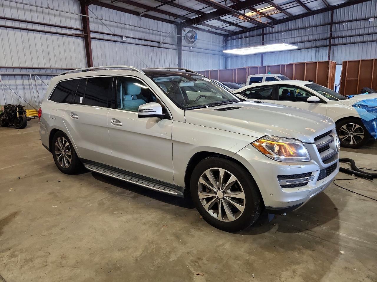 2015 Mercedes-benz Gl 450 4matic Silver vin: 4JGDF6EE7FA609334