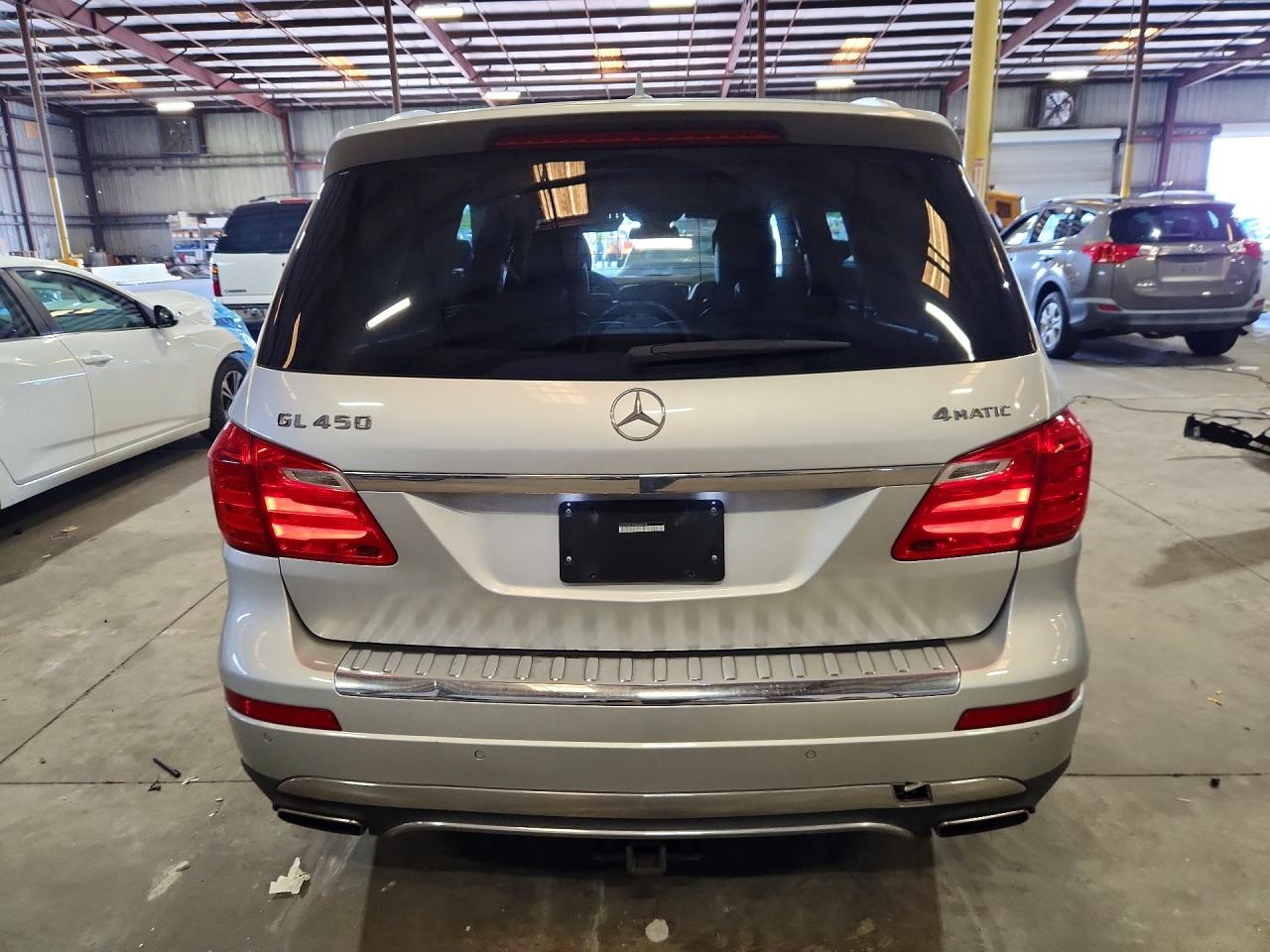 2015 Mercedes-benz Gl 450 4matic Silver vin: 4JGDF6EE7FA609334