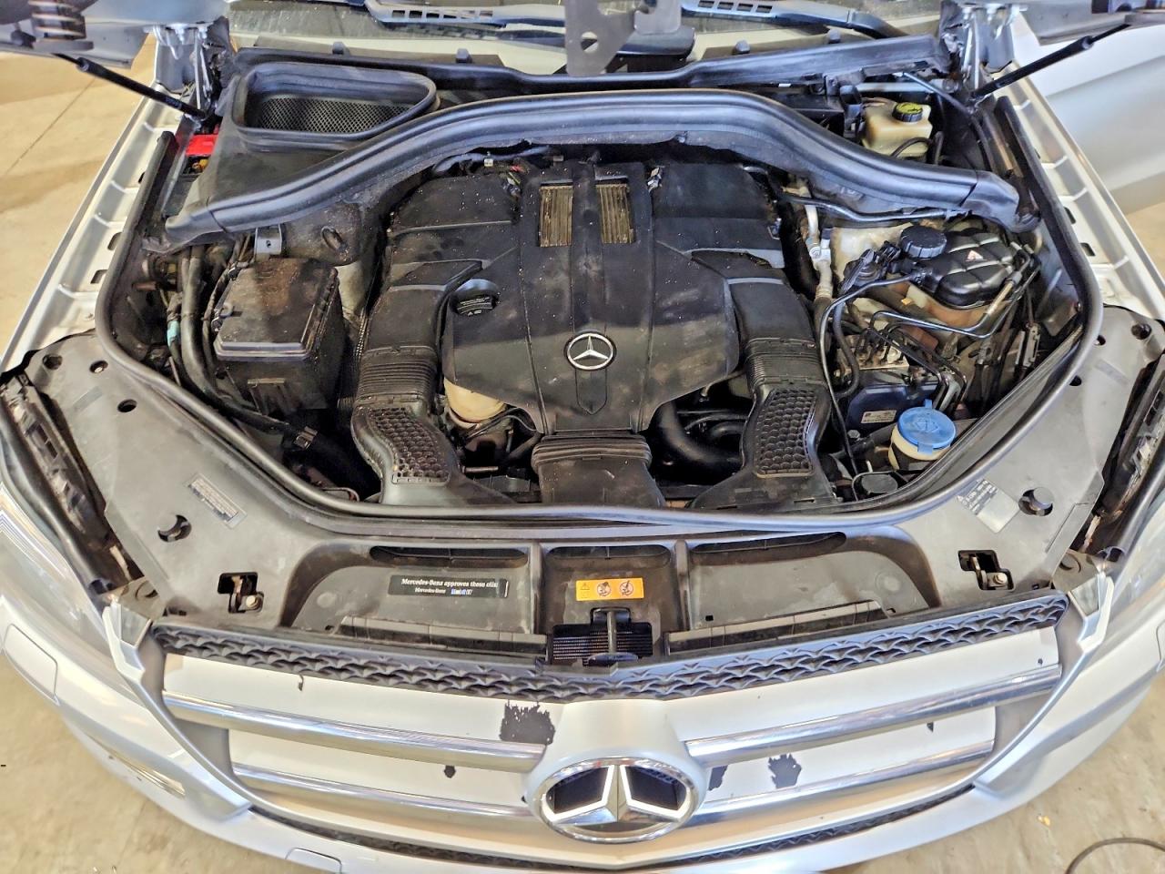 2015 Mercedes-benz Gl 450 4matic Silver vin: 4JGDF6EE7FA609334