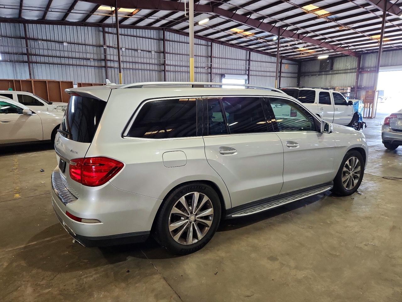 2015 Mercedes-benz Gl 450 4matic Silver vin: 4JGDF6EE7FA609334