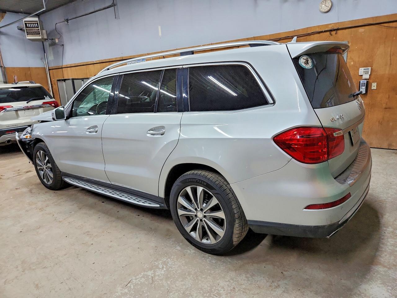 2015 Mercedes-benz Gl 450 4matic Silver vin: 4JGDF6EE8FA530366