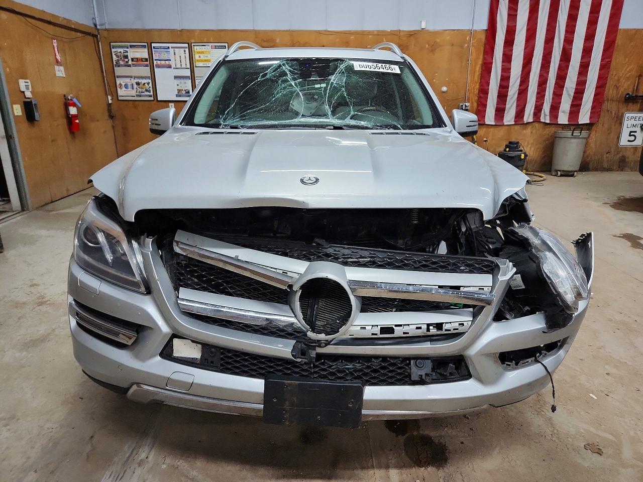 2015 Mercedes-benz Gl 450 4matic Silver vin: 4JGDF6EE8FA530366