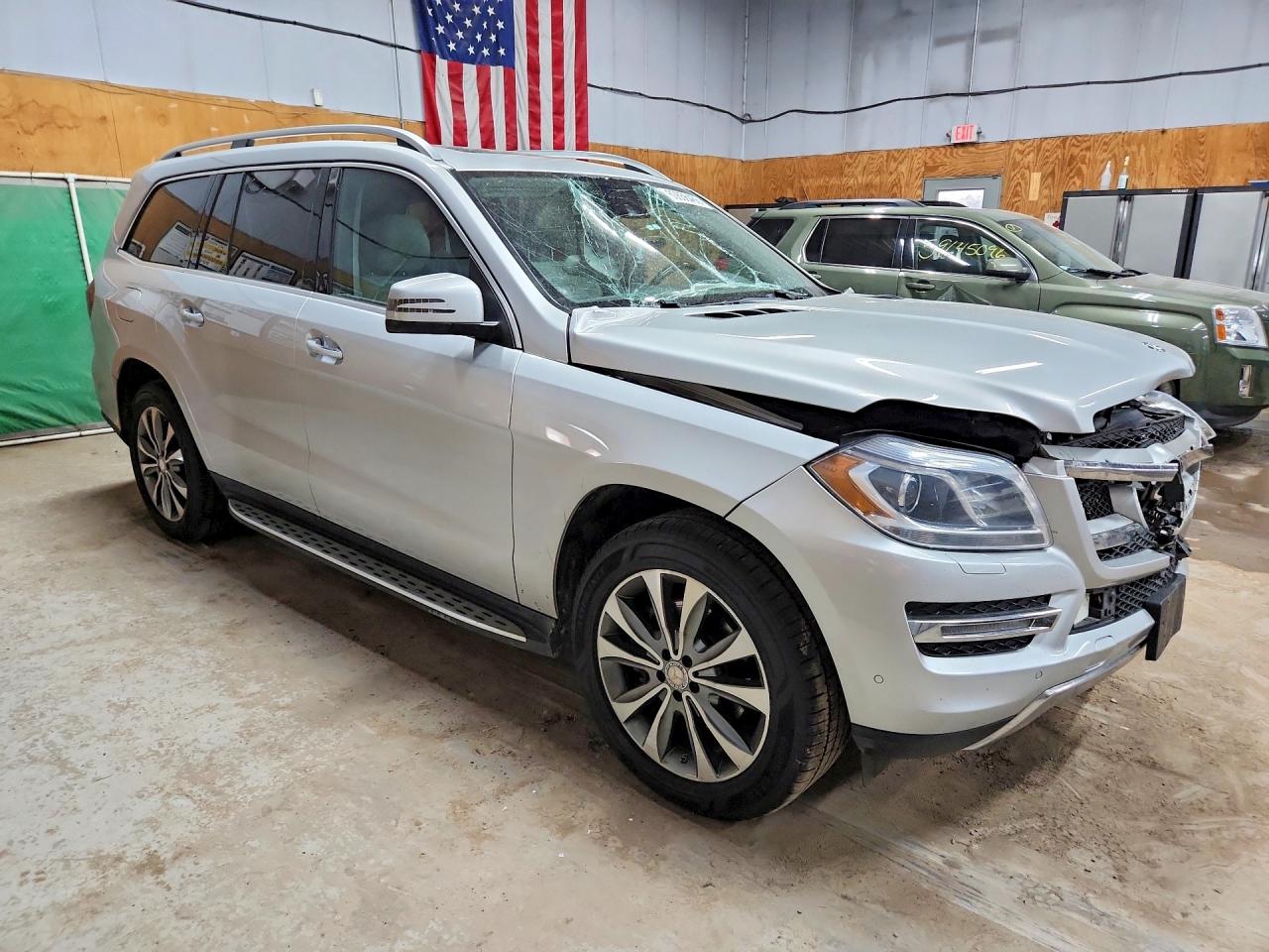2015 Mercedes-benz Gl 450 4matic Silver vin: 4JGDF6EE8FA530366
