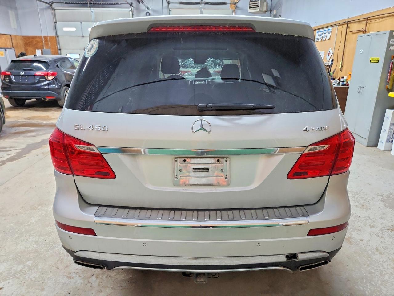 2015 Mercedes-benz Gl 450 4matic Silver vin: 4JGDF6EE8FA530366