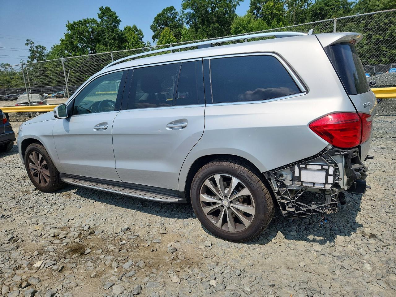 2015 Mercedes-benz Gl 450 4matic Silver vin: 4JGDF6EE8FA534692