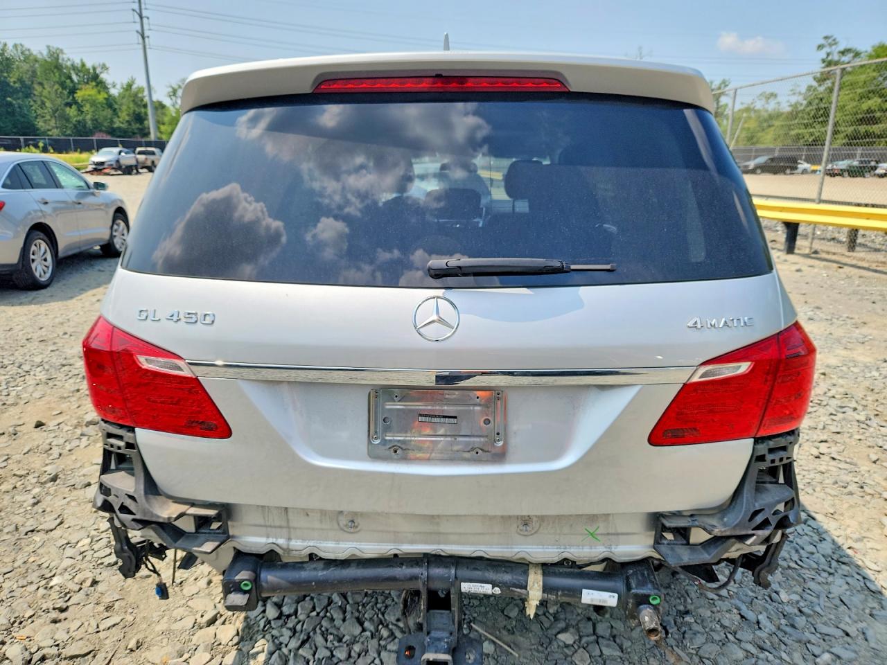 2015 Mercedes-benz Gl 450 4matic Silver vin: 4JGDF6EE8FA534692