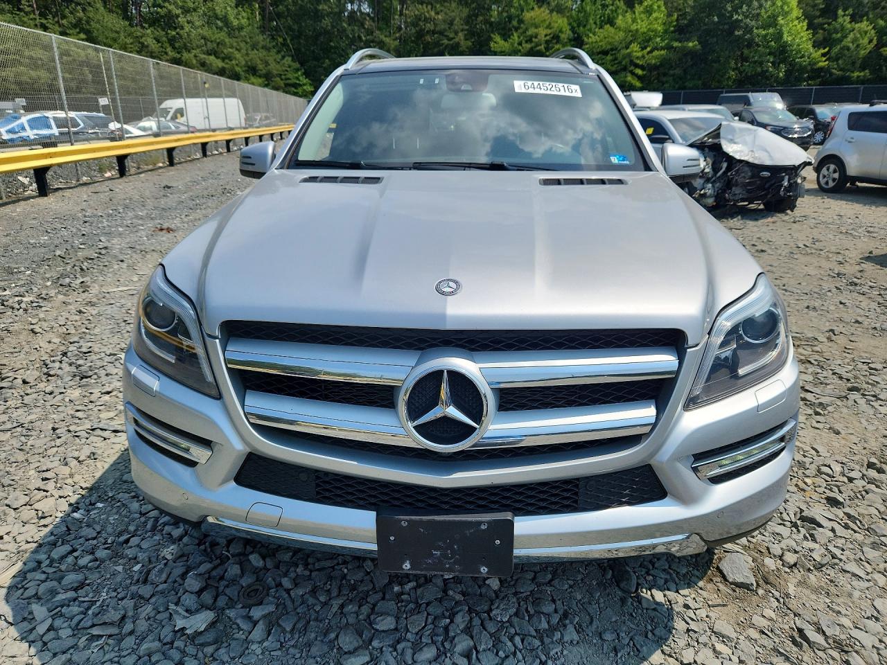 2015 Mercedes-benz Gl 450 4matic Silver vin: 4JGDF6EE8FA534692