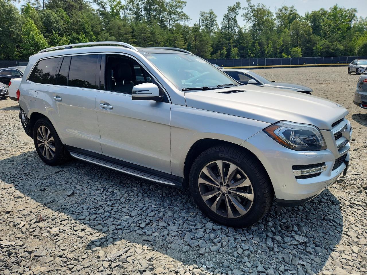 2015 Mercedes-benz Gl 450 4matic Silver vin: 4JGDF6EE8FA534692