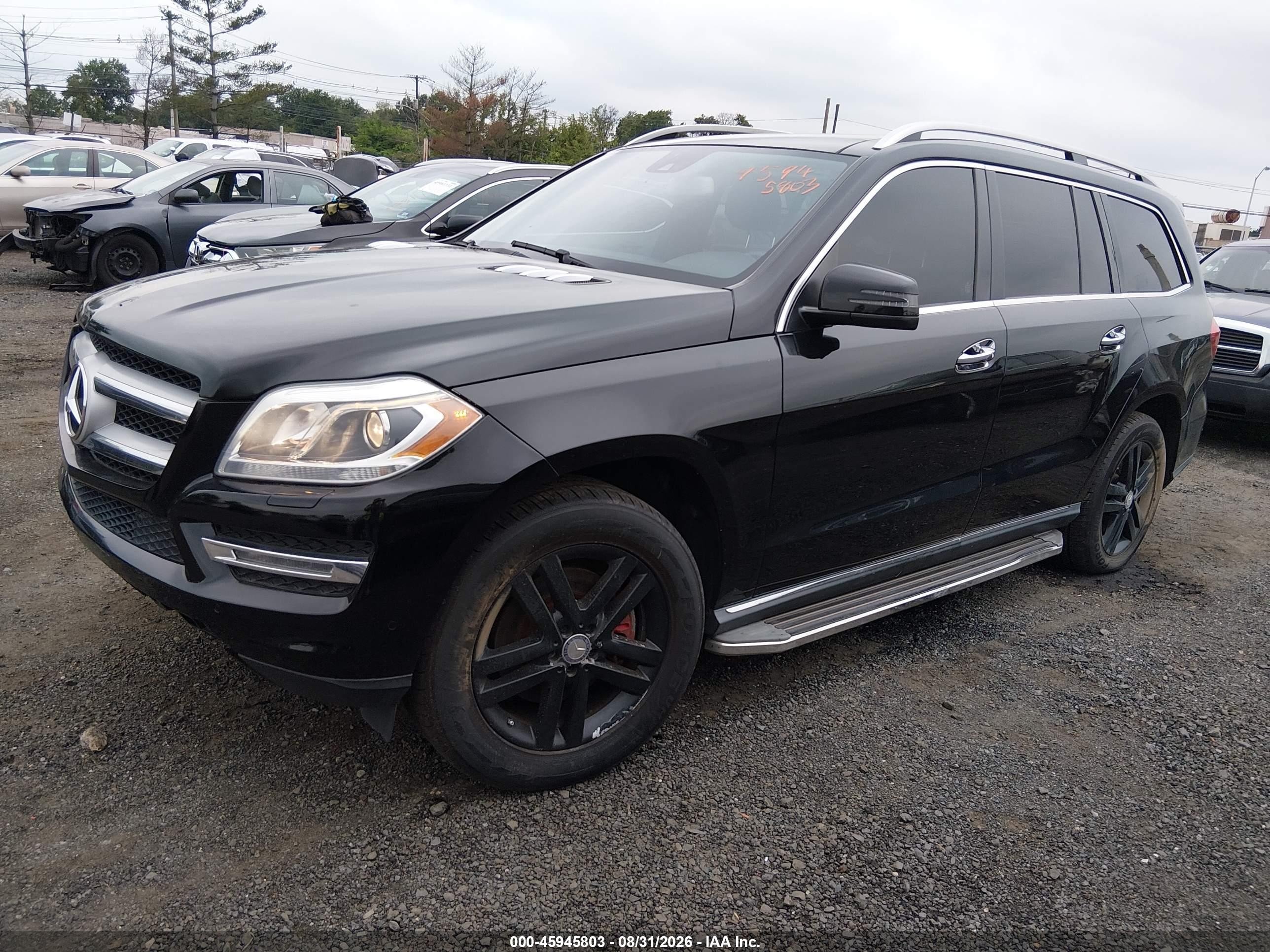 2015 Mercedes-benz Gl 450 4matic Черный vin: 4JGDF6EE8FA586338