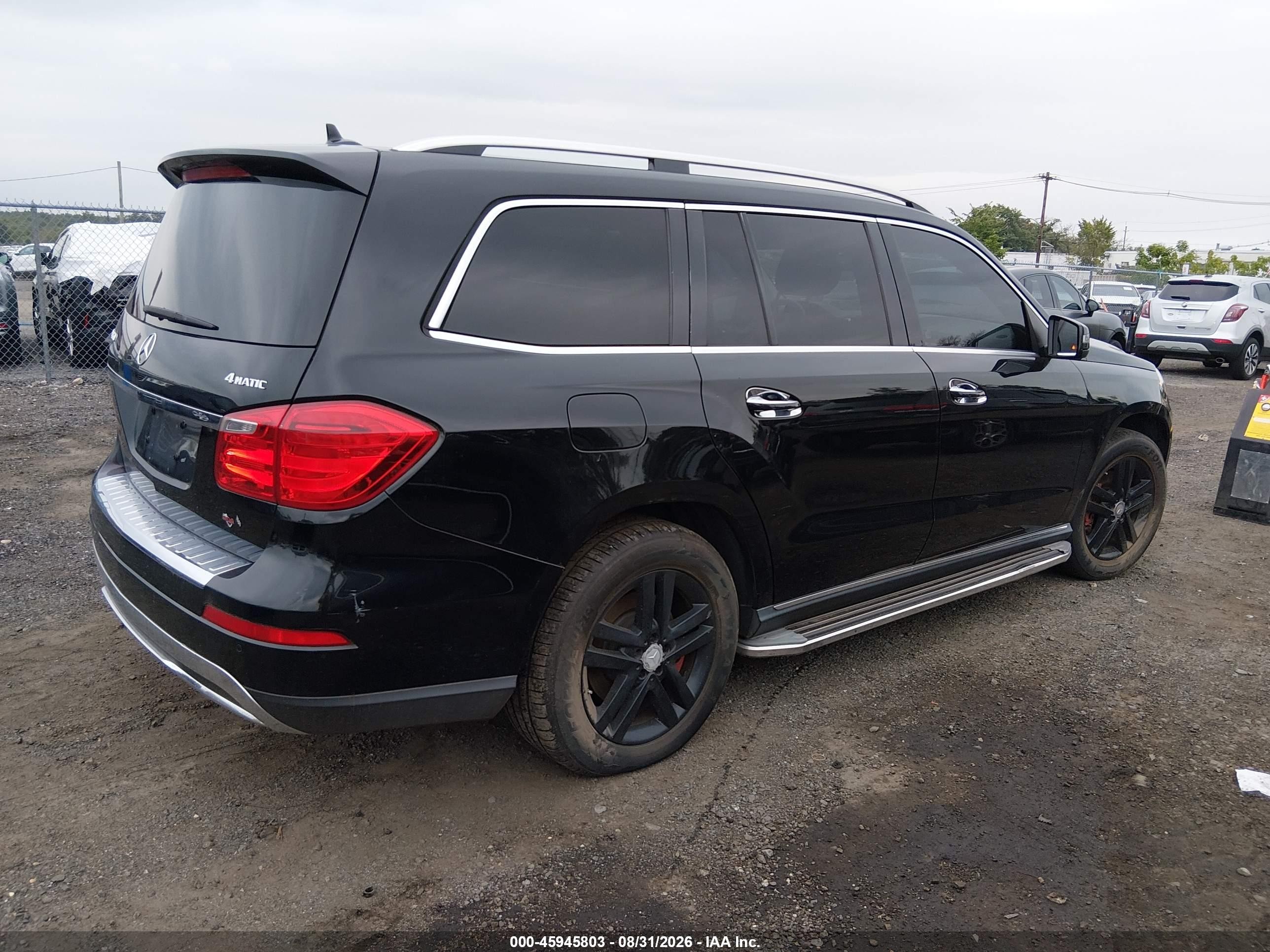2015 Mercedes-benz Gl 450 4matic Черный vin: 4JGDF6EE8FA586338
