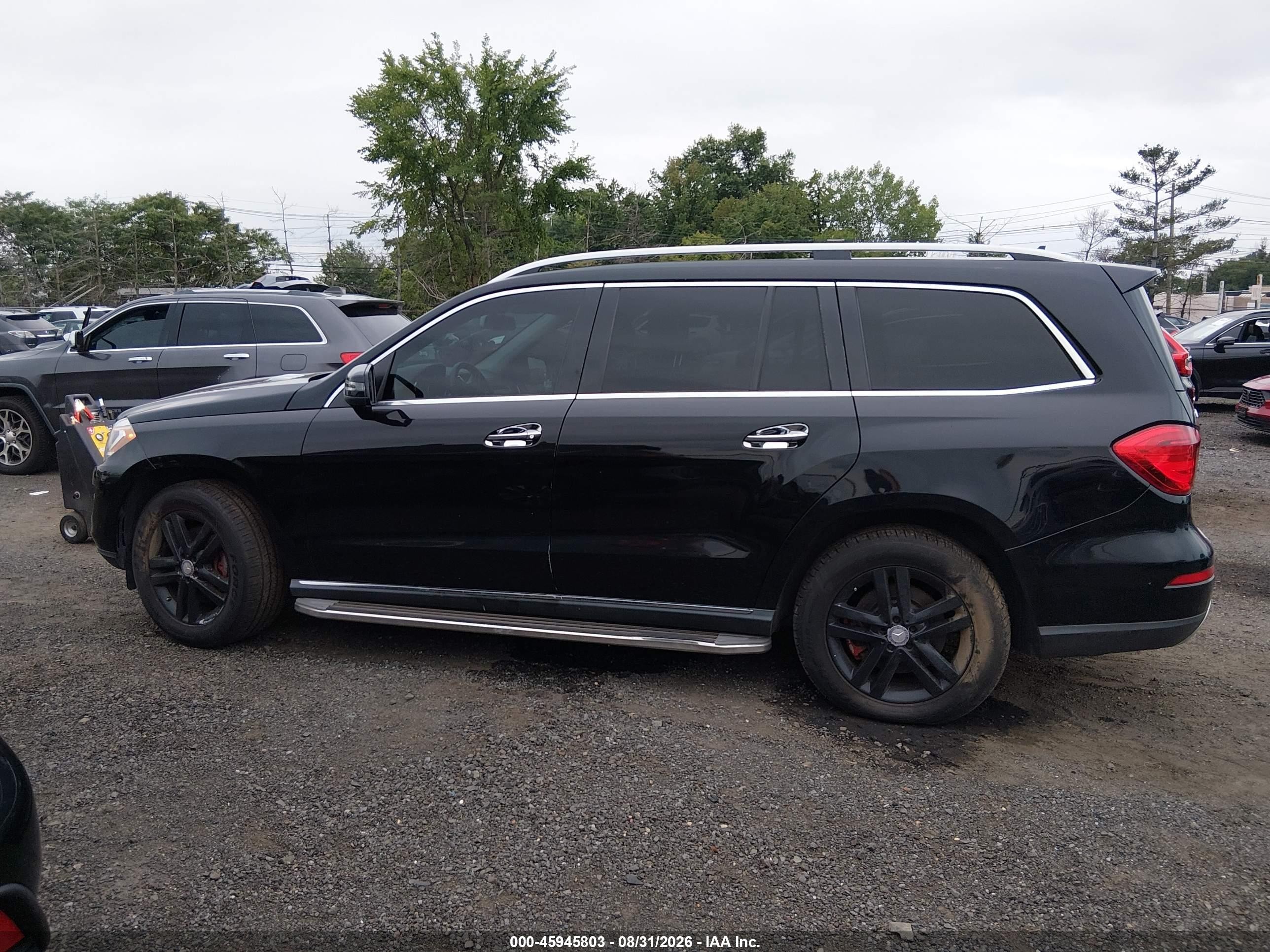 2015 Mercedes-benz Gl 450 4matic Черный vin: 4JGDF6EE8FA586338