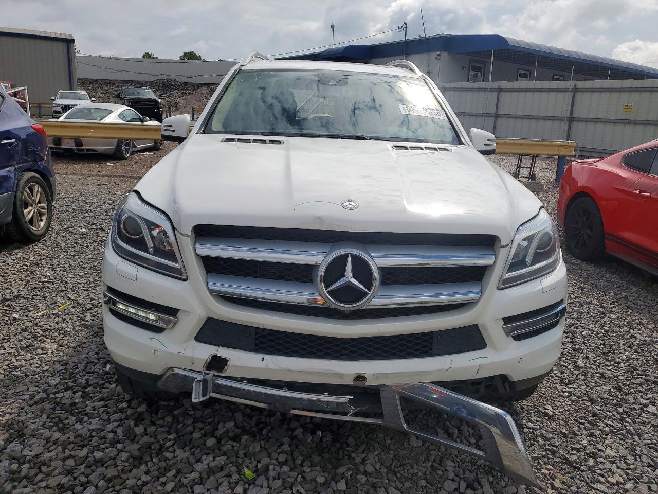2015 Mercedes-benz Gl 450 4matic White vin: 4JGDF6EE8FA596867