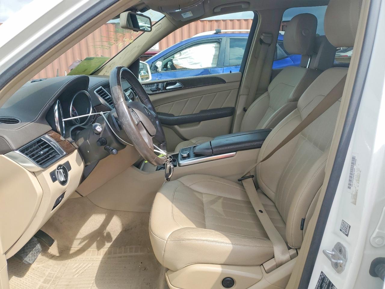 2015 Mercedes-benz Gl 450 4matic White vin: 4JGDF6EE8FA596867