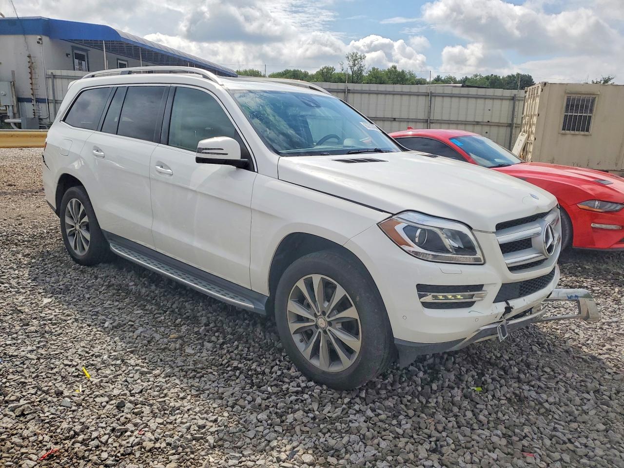 2015 Mercedes-benz Gl 450 4matic White vin: 4JGDF6EE8FA596867
