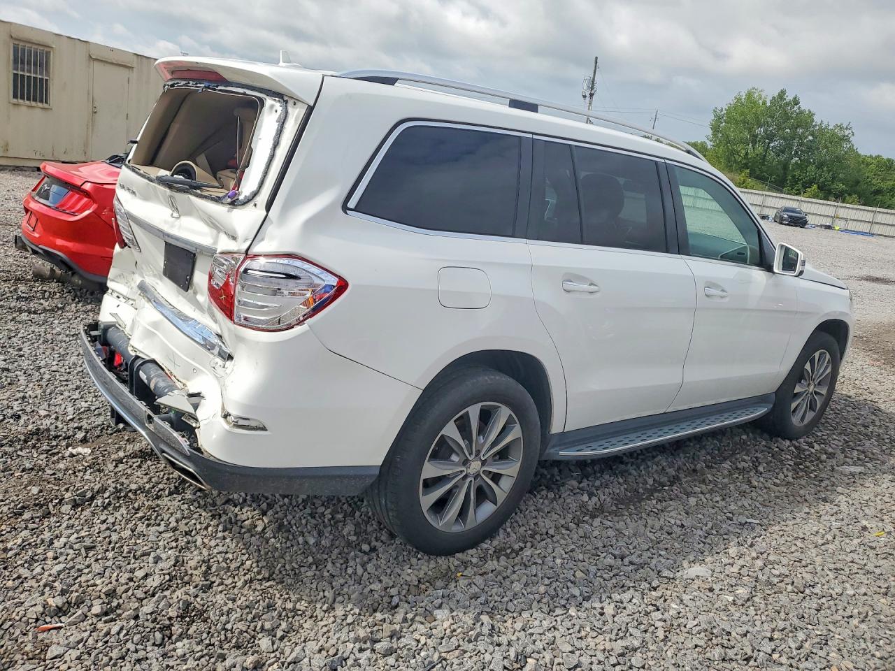 2015 Mercedes-benz Gl 450 4matic White vin: 4JGDF6EE8FA596867