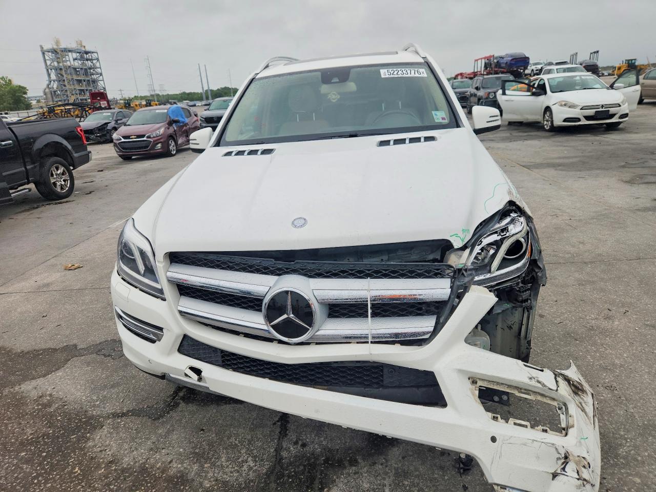 2015 Mercedes-benz Gl 450 4matic Белый vin: 4JGDF6EE8FA598067