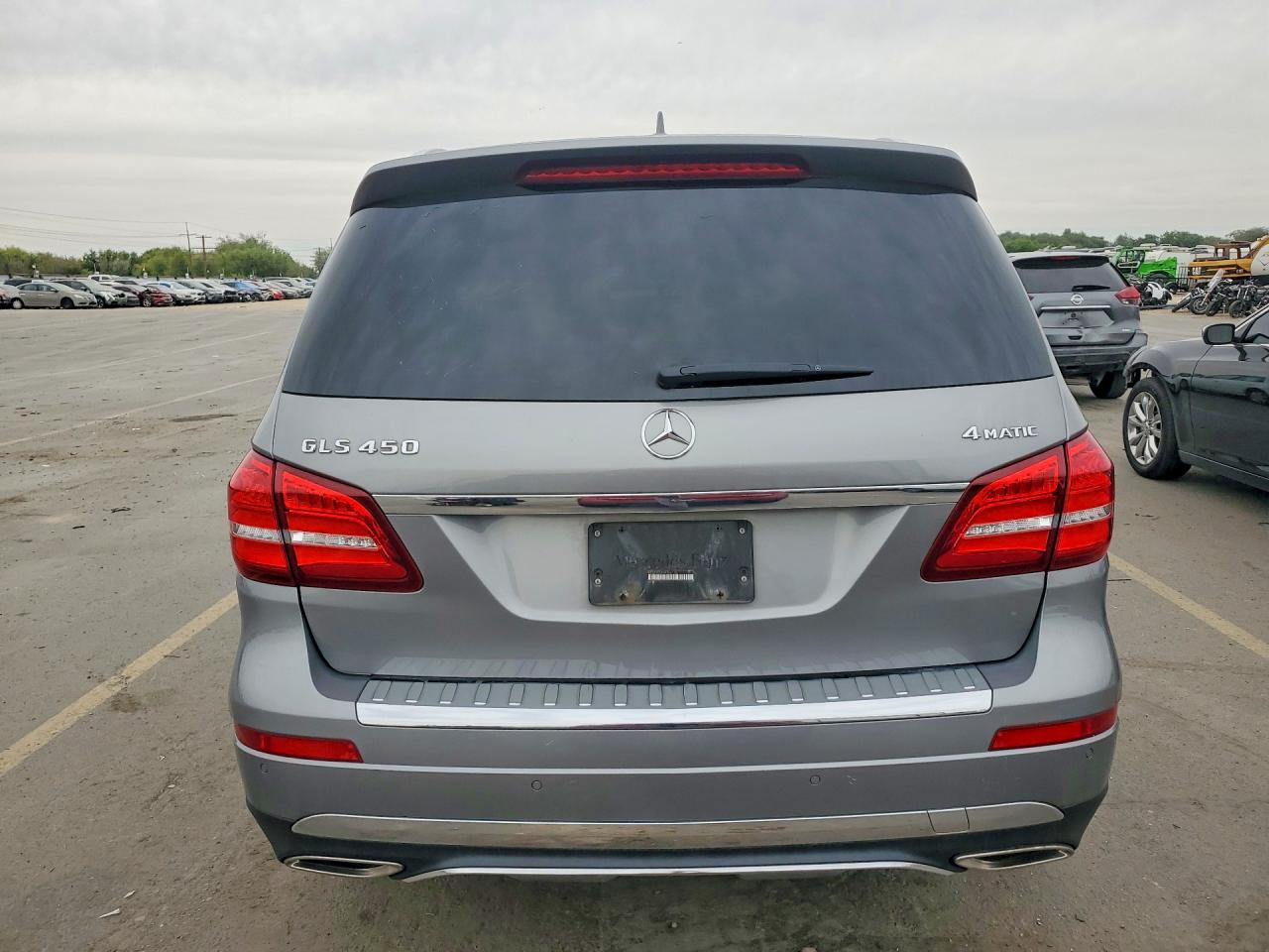 2017 Mercedes-benz Gls 450 4matic Silver vin: 4JGDF6EE8HA766115