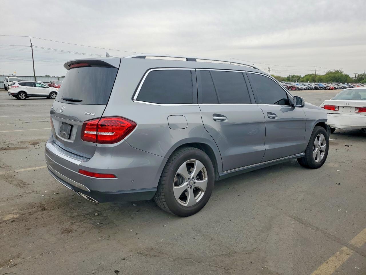 2017 Mercedes-benz Gls 450 4matic Silver vin: 4JGDF6EE8HA766115