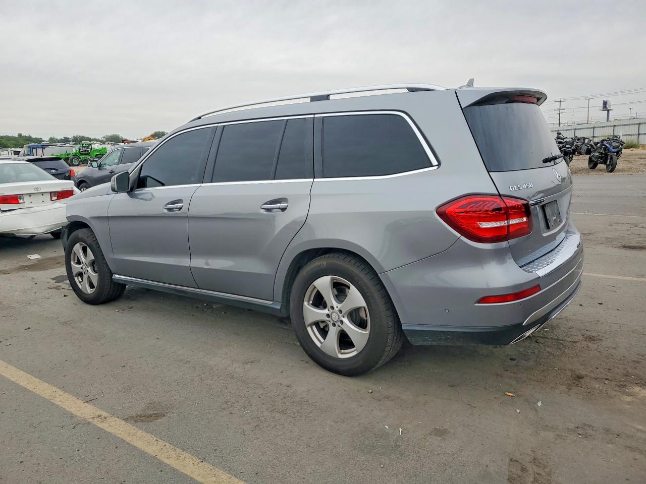 2017 Mercedes-benz Gls 450 4matic Silver vin: 4JGDF6EE8HA766115
