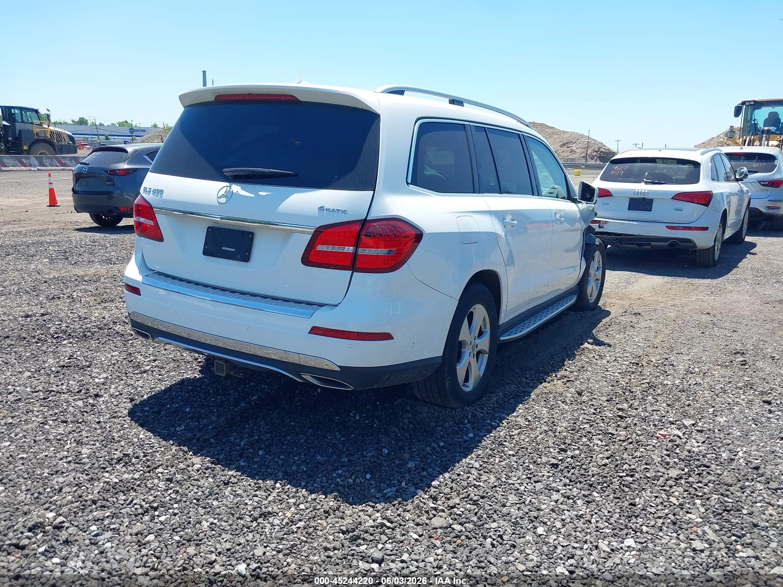 2018 Mercedes-benz Gls 450 4matic White vin: 4JGDF6EE8JB017508