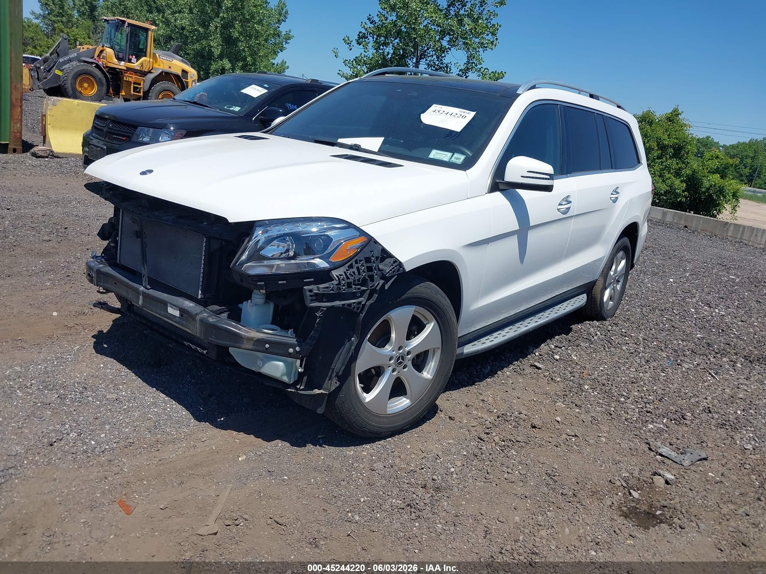 2018 Mercedes-benz Gls 450 4matic White vin: 4JGDF6EE8JB017508