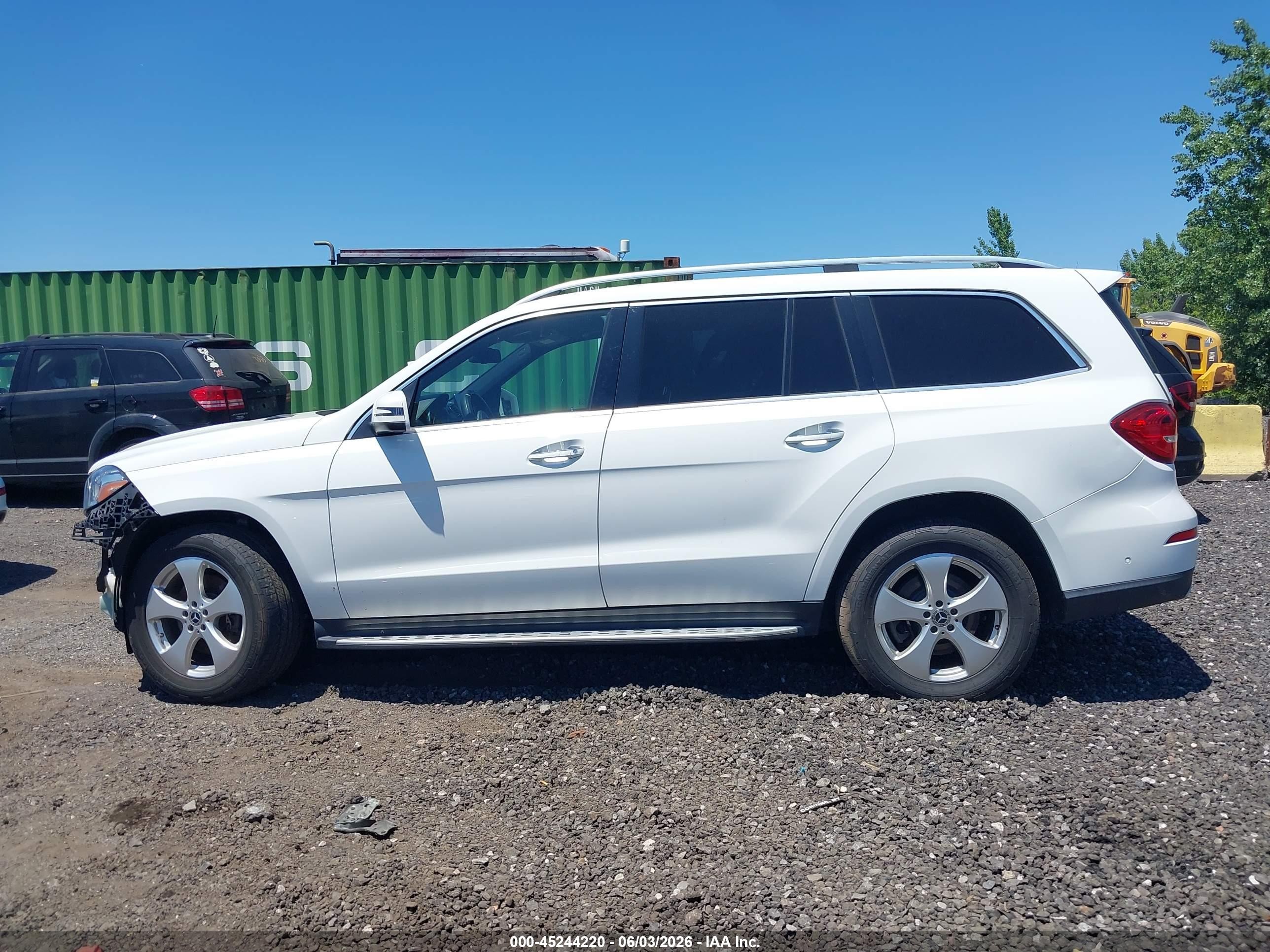 2018 Mercedes-benz Gls 450 4matic White vin: 4JGDF6EE8JB017508