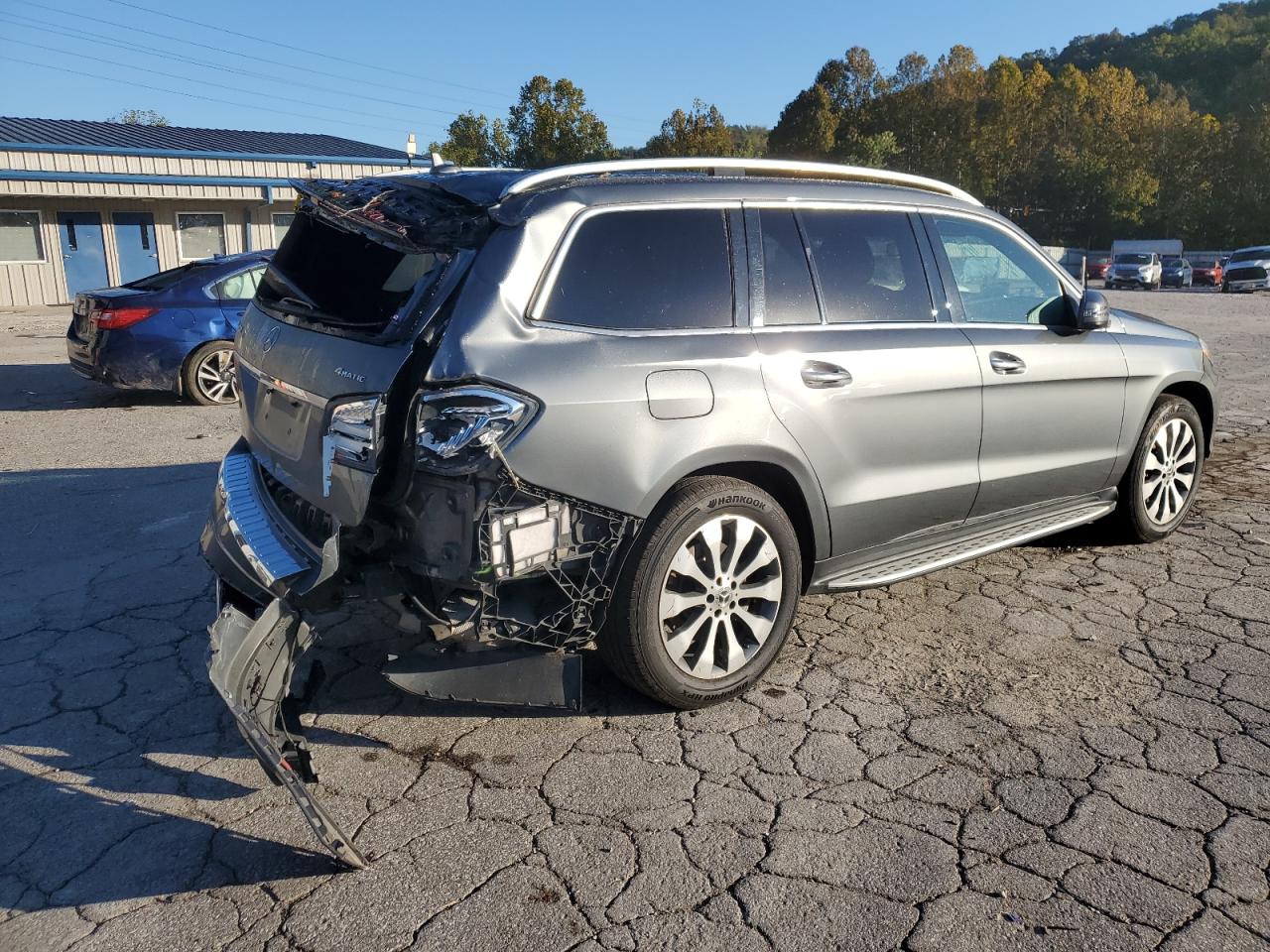 2018 Mercedes-benz Gls 450 4matic Gray vin: 4JGDF6EE8JB167456