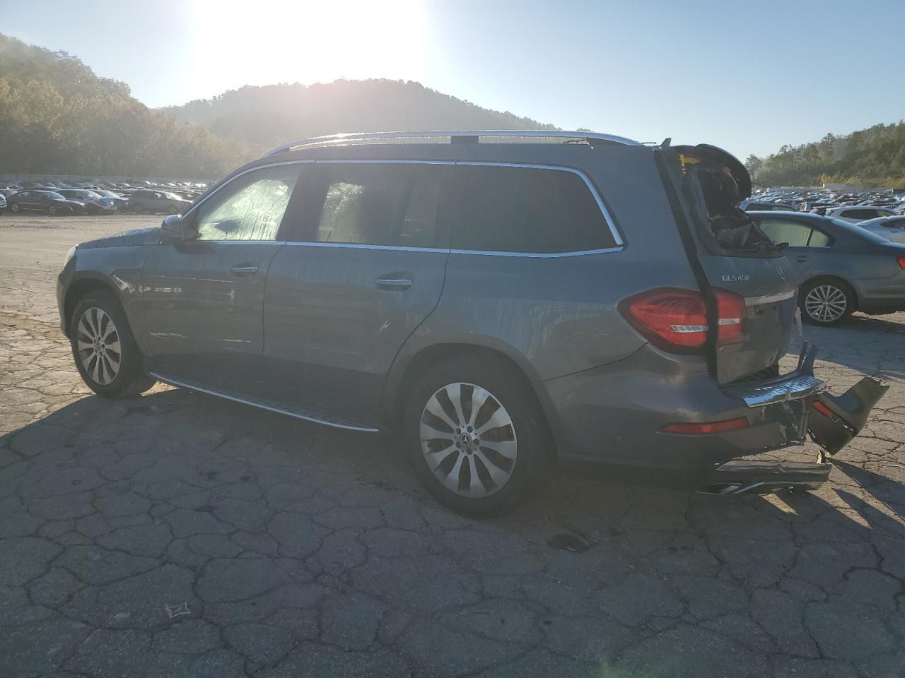 2018 Mercedes-benz Gls 450 4matic Gray vin: 4JGDF6EE8JB167456
