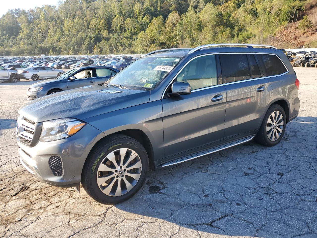 2018 Mercedes-benz Gls 450 4matic Gray vin: 4JGDF6EE8JB167456