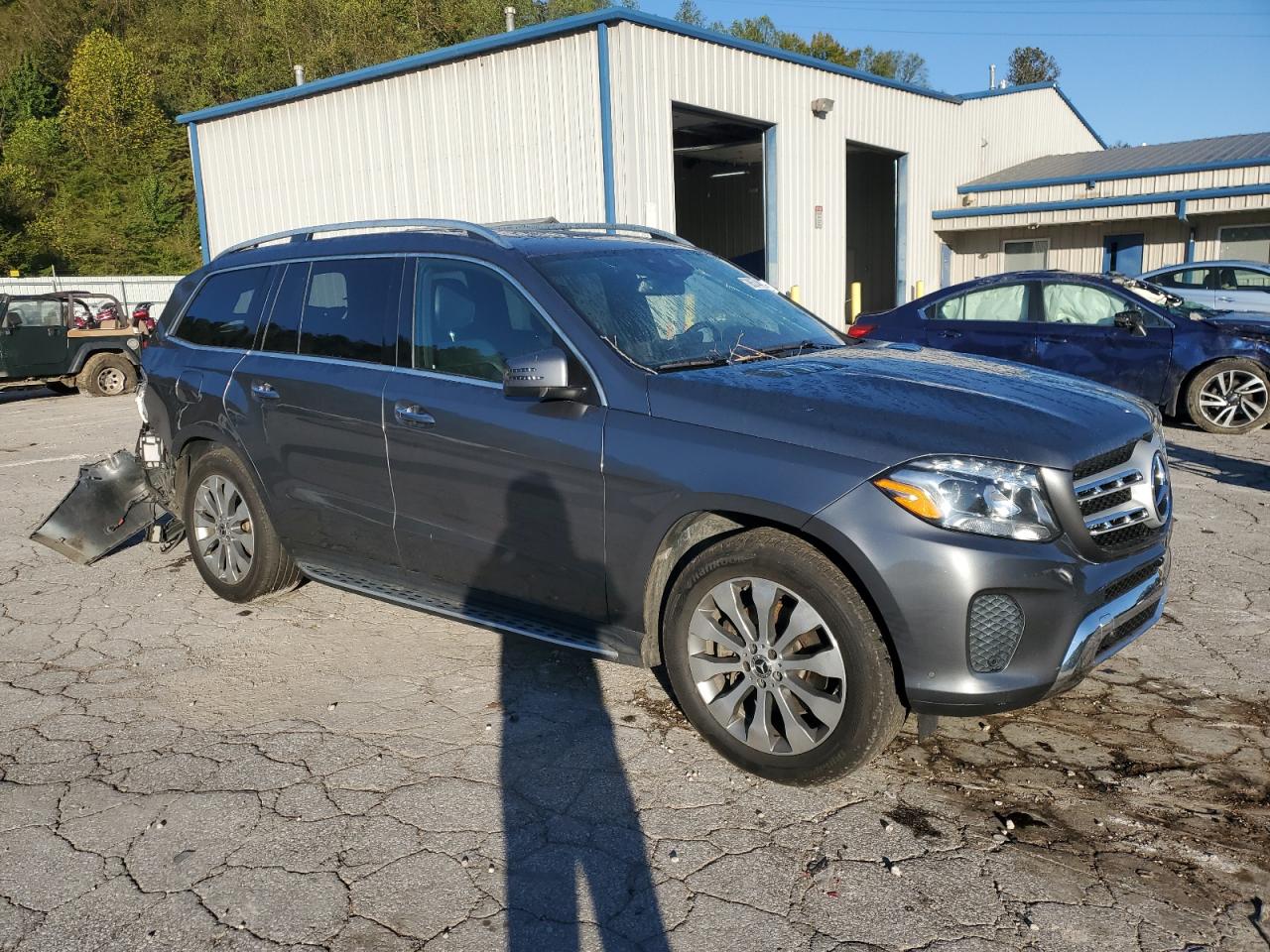 2018 Mercedes-benz Gls 450 4matic Gray vin: 4JGDF6EE8JB167456