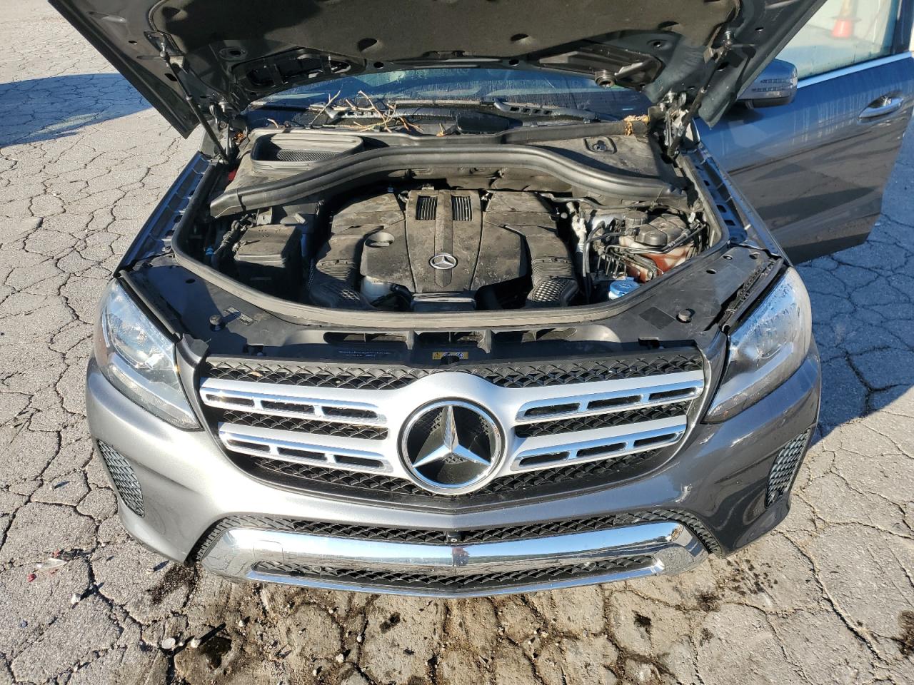2018 Mercedes-benz Gls 450 4matic Gray vin: 4JGDF6EE8JB167456