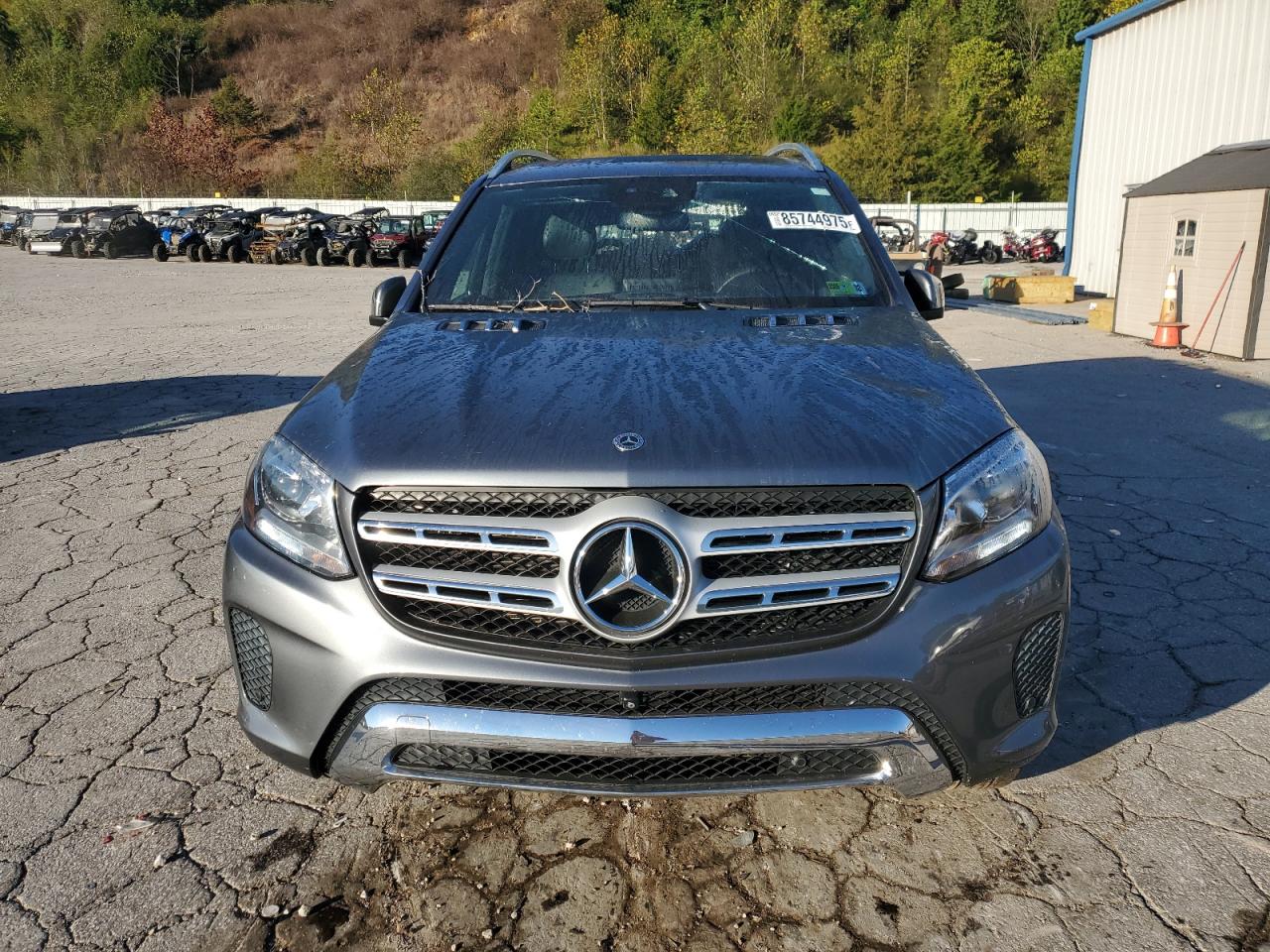 2018 Mercedes-benz Gls 450 4matic Gray vin: 4JGDF6EE8JB167456