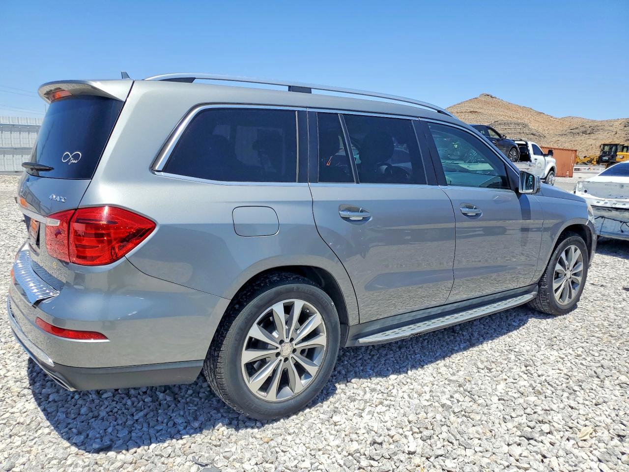 2015 Mercedes-benz Gl 450 4matic Silver vin: 4JGDF6EE9FA464295
