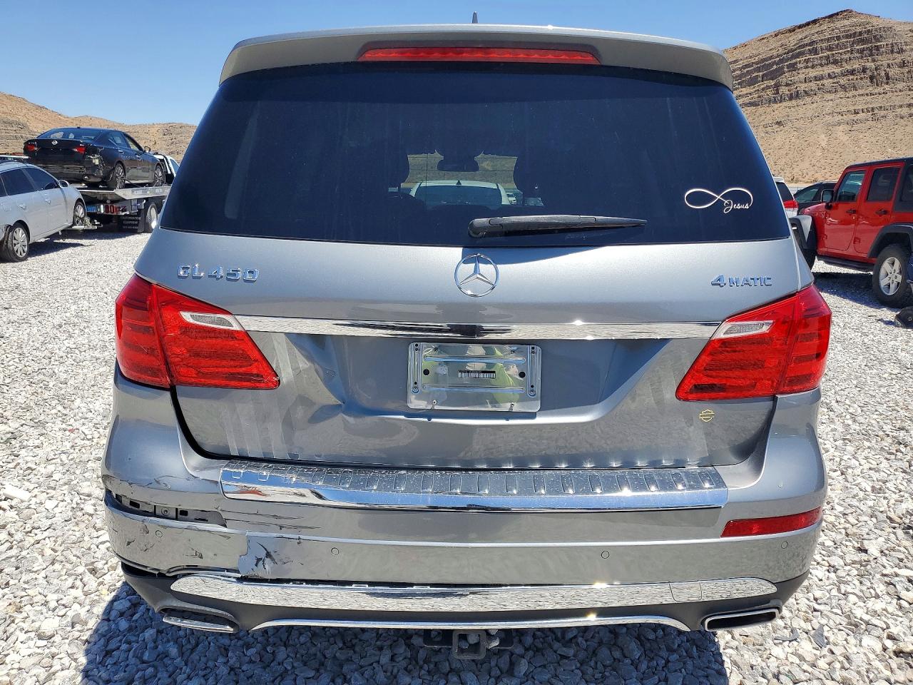 2015 Mercedes-benz Gl 450 4matic Silver vin: 4JGDF6EE9FA464295