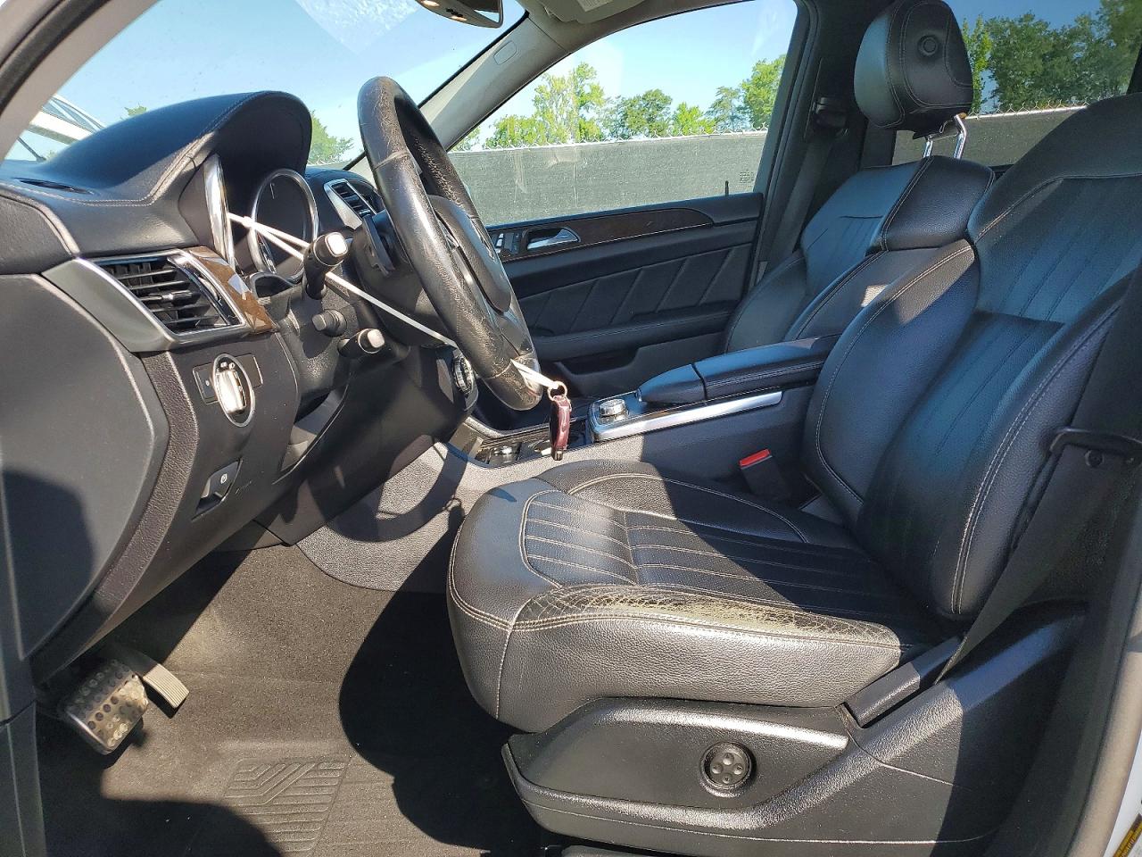 2015 Mercedes-benz Gl 450 4matic White vin: 4JGDF6EE9FA465740