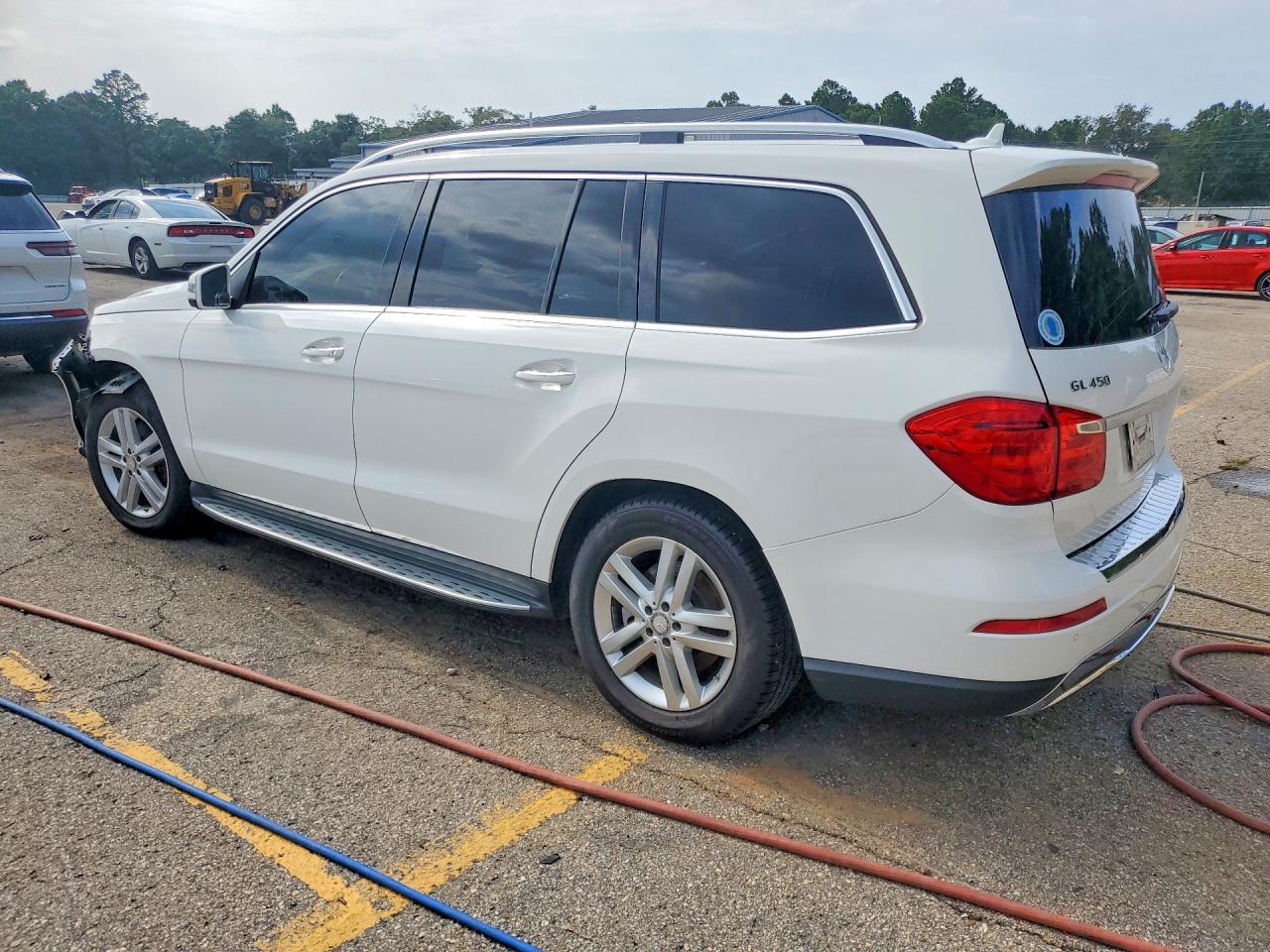 2015 Mercedes-benz Gl 450 4matic White vin: 4JGDF6EE9FA517951