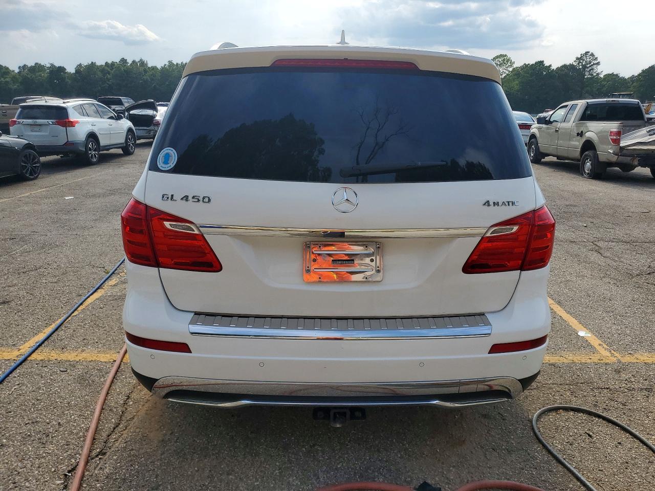 2015 Mercedes-benz Gl 450 4matic White vin: 4JGDF6EE9FA517951
