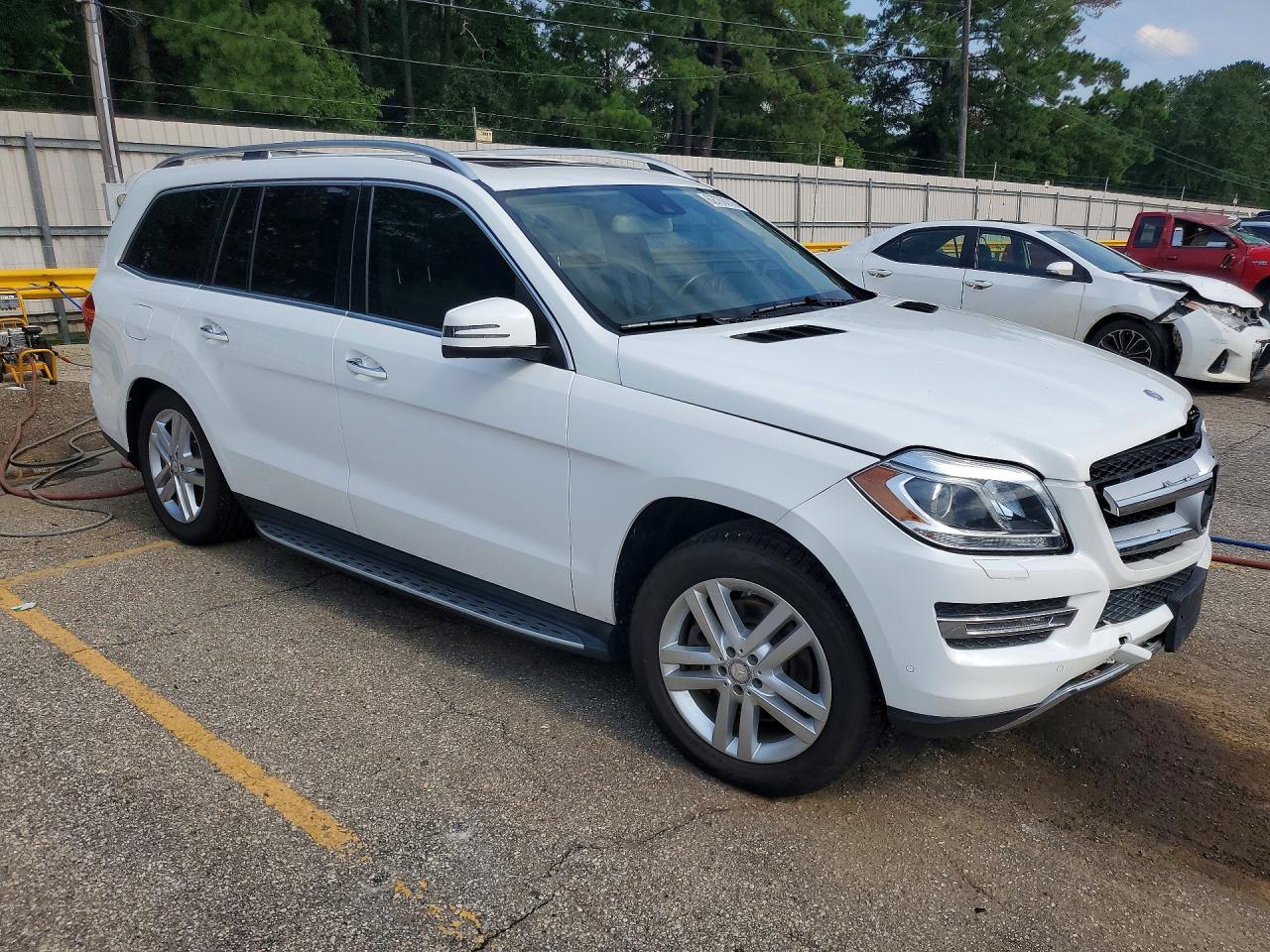 2015 Mercedes-benz Gl 450 4matic White vin: 4JGDF6EE9FA517951